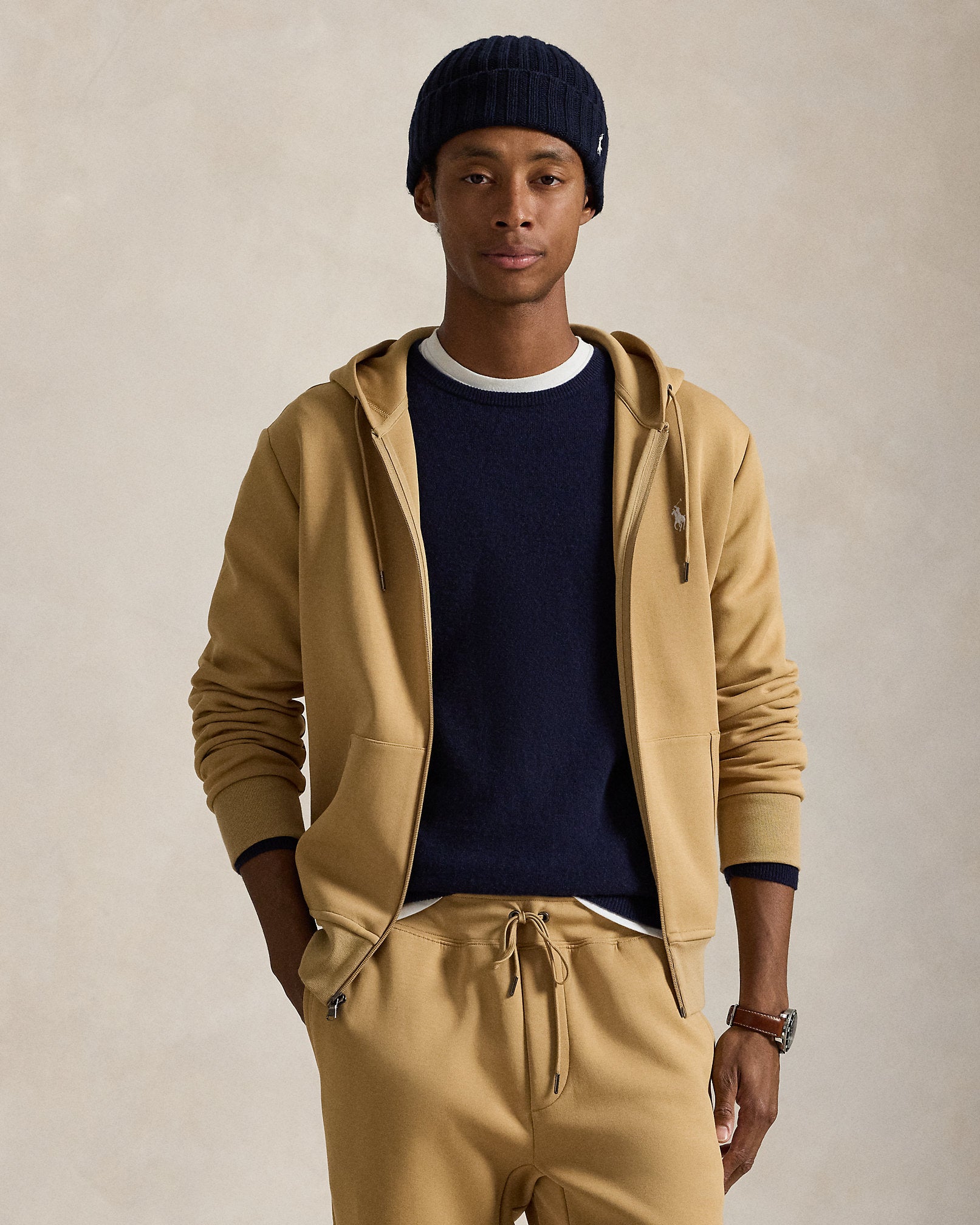 Ralph Lauren DoubleKnit FullZip Hoodie