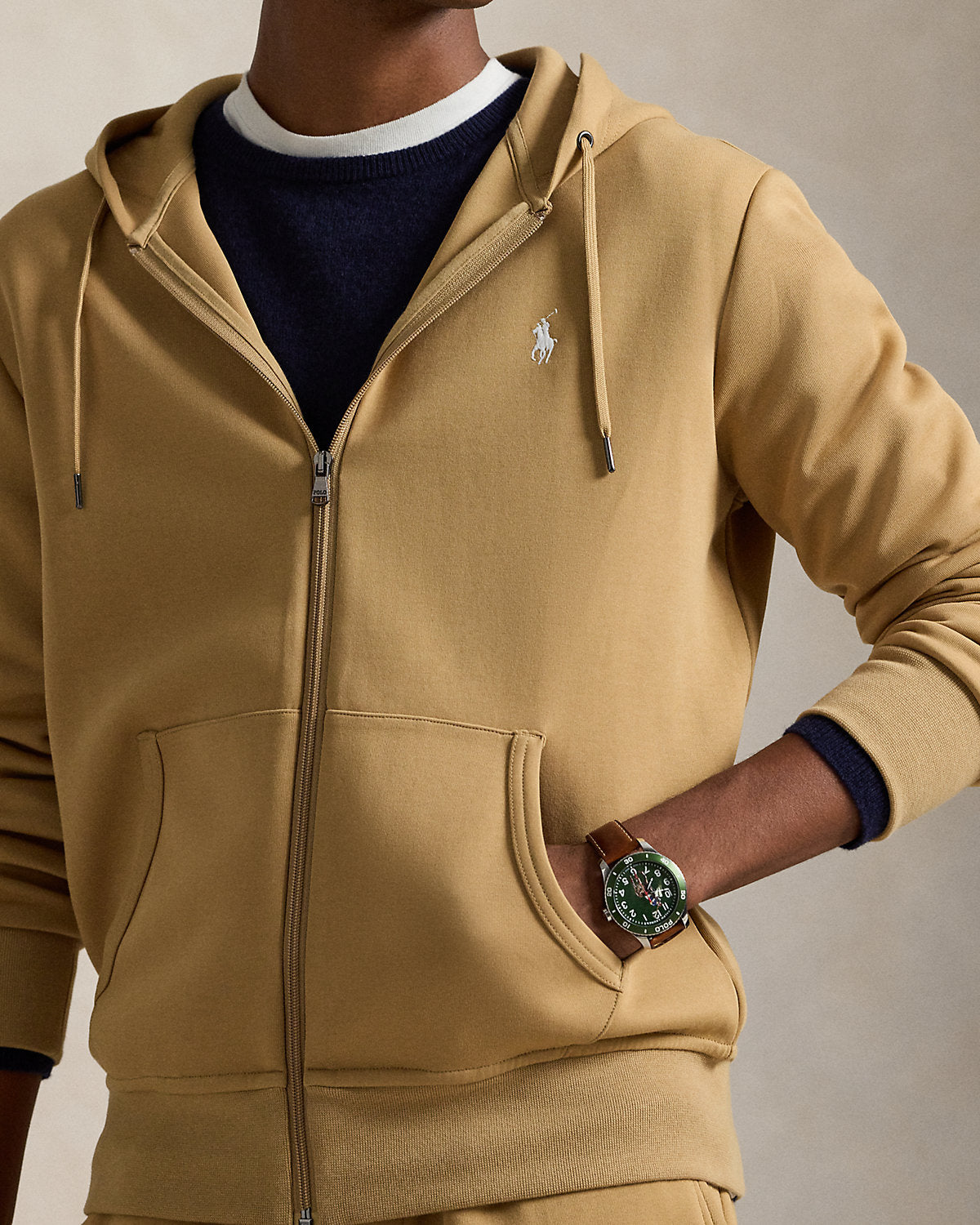 Ralph Lauren DoubleKnit FullZip Hoodie
