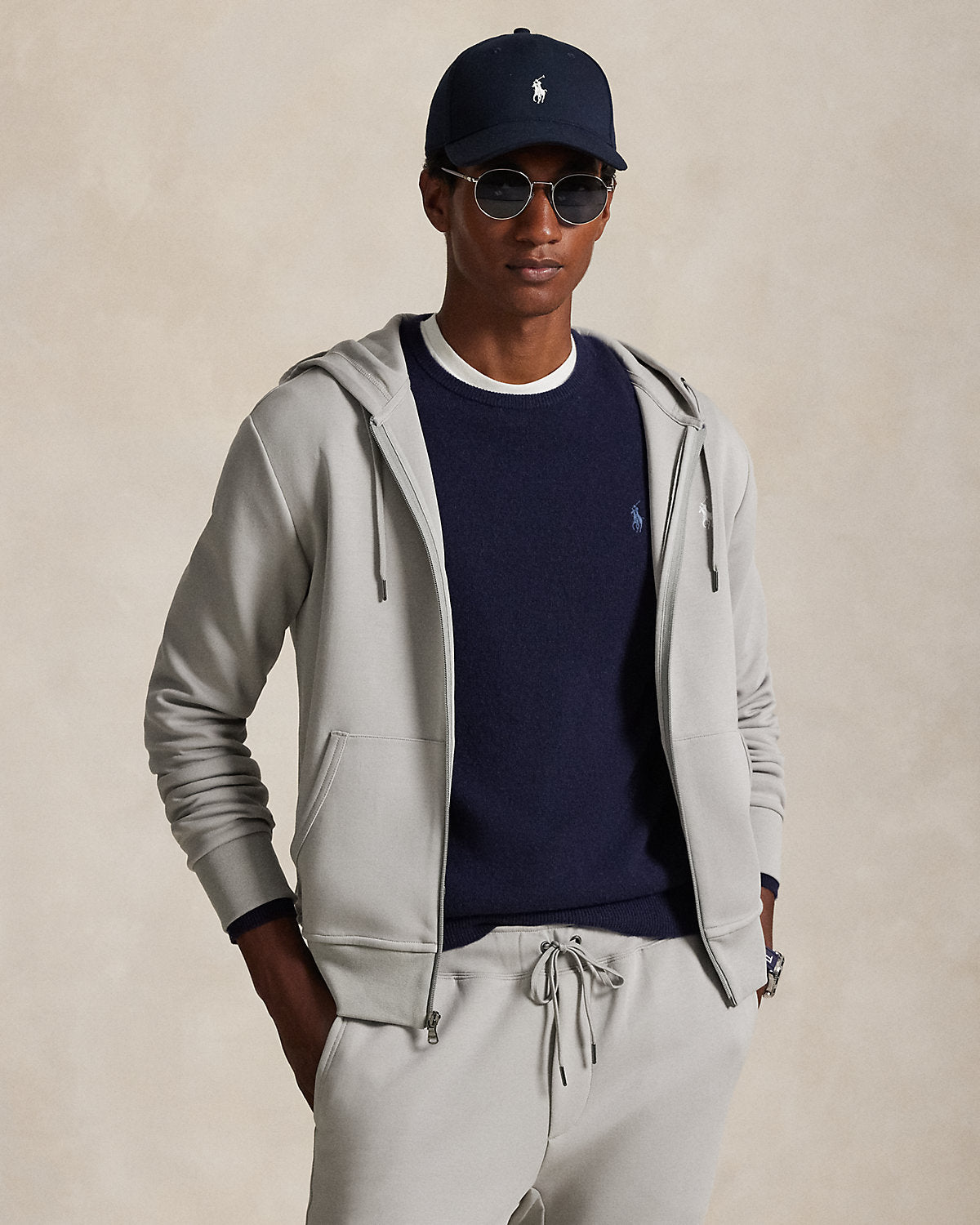 Ralph Lauren DoubleKnit FullZip Hoodie