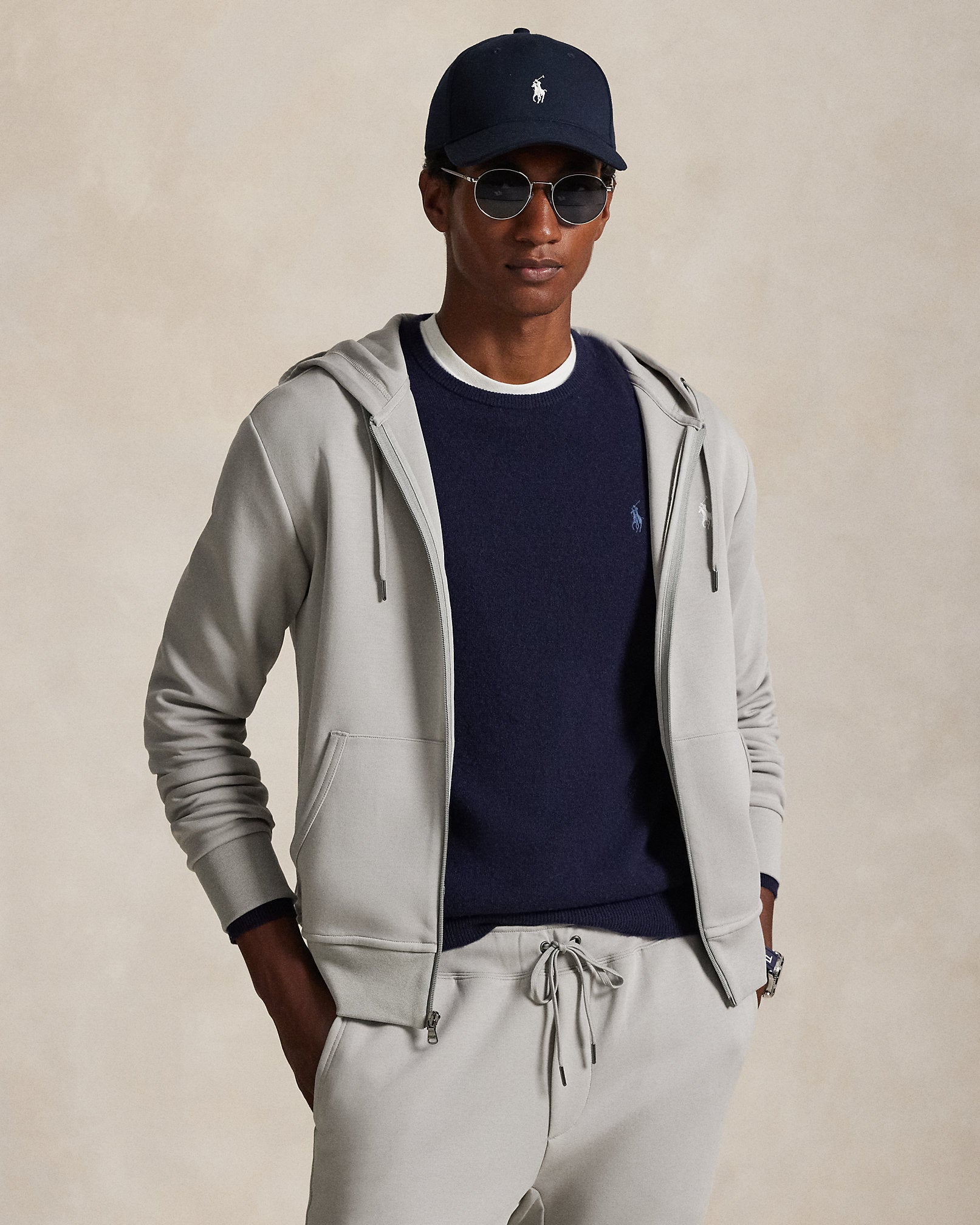 Ralph Lauren DoubleKnit FullZip Hoodie