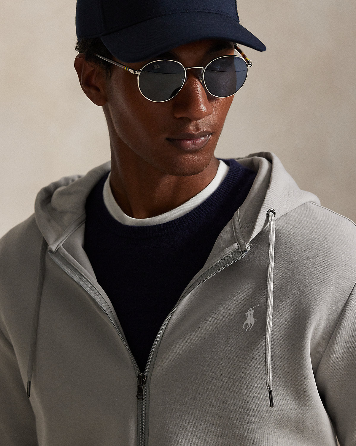 Ralph Lauren DoubleKnit FullZip Hoodie