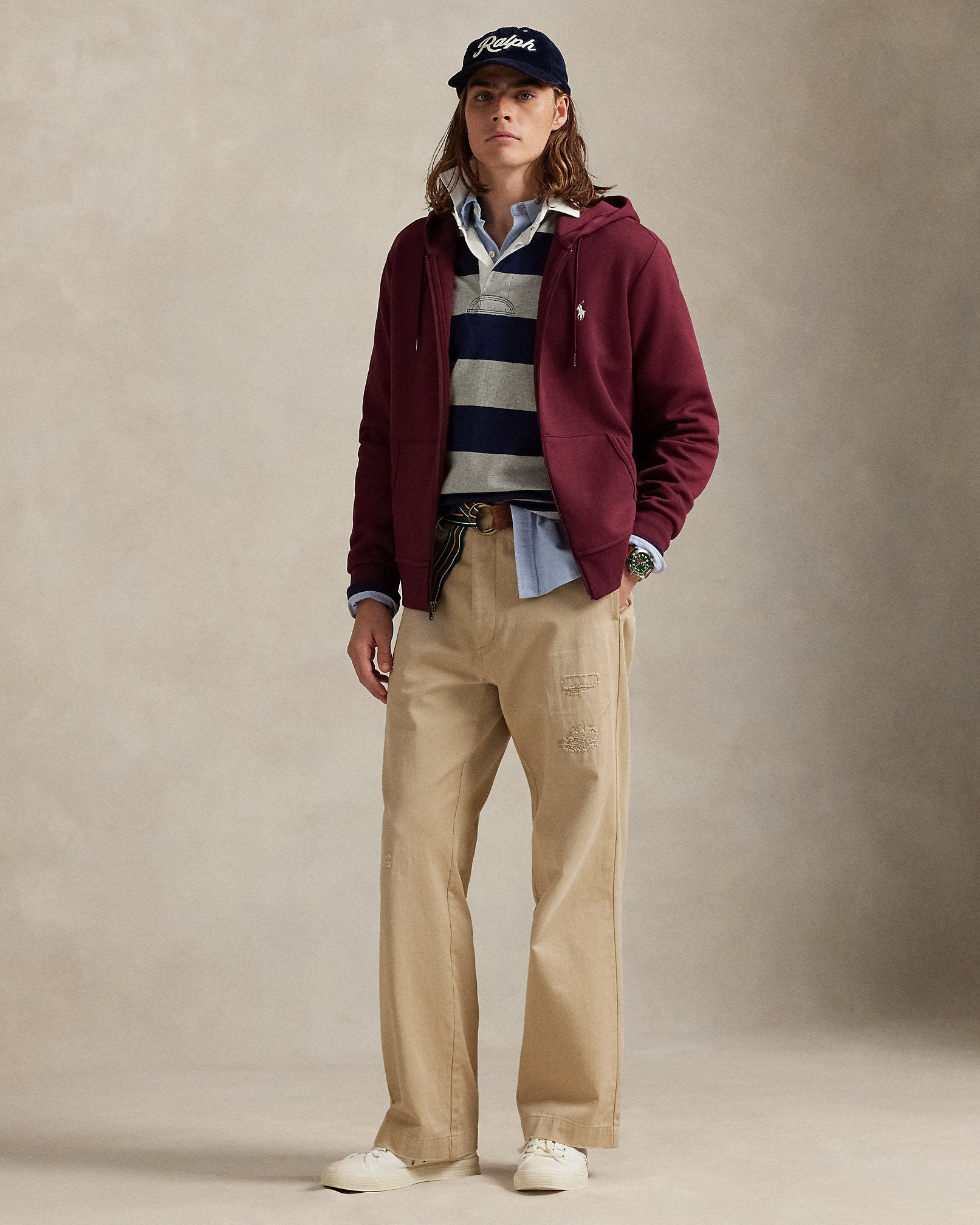 Ralph Lauren DoubleKnit FullZip Hoodie