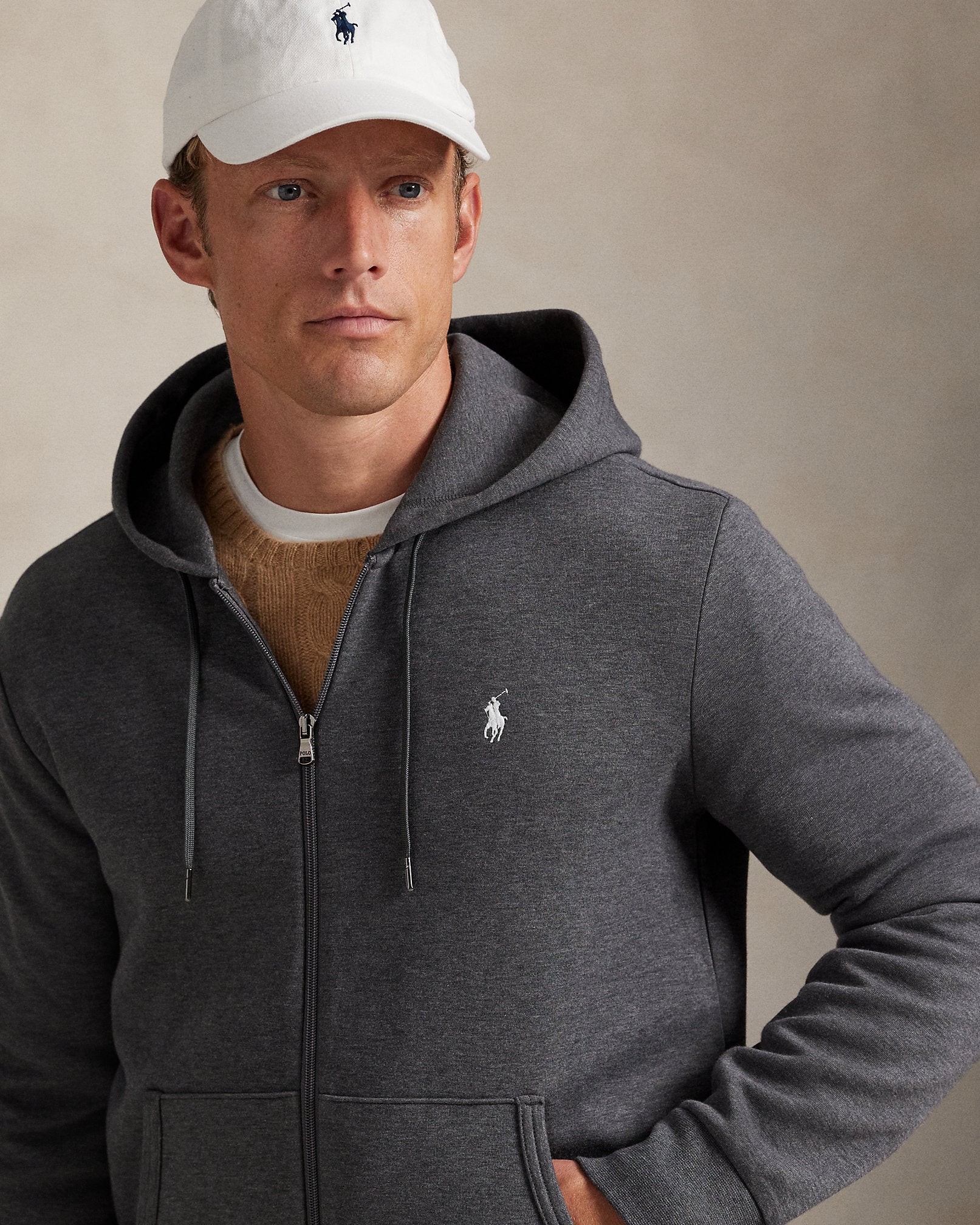 Ralph Lauren DoubleKnit FullZip Hoodie