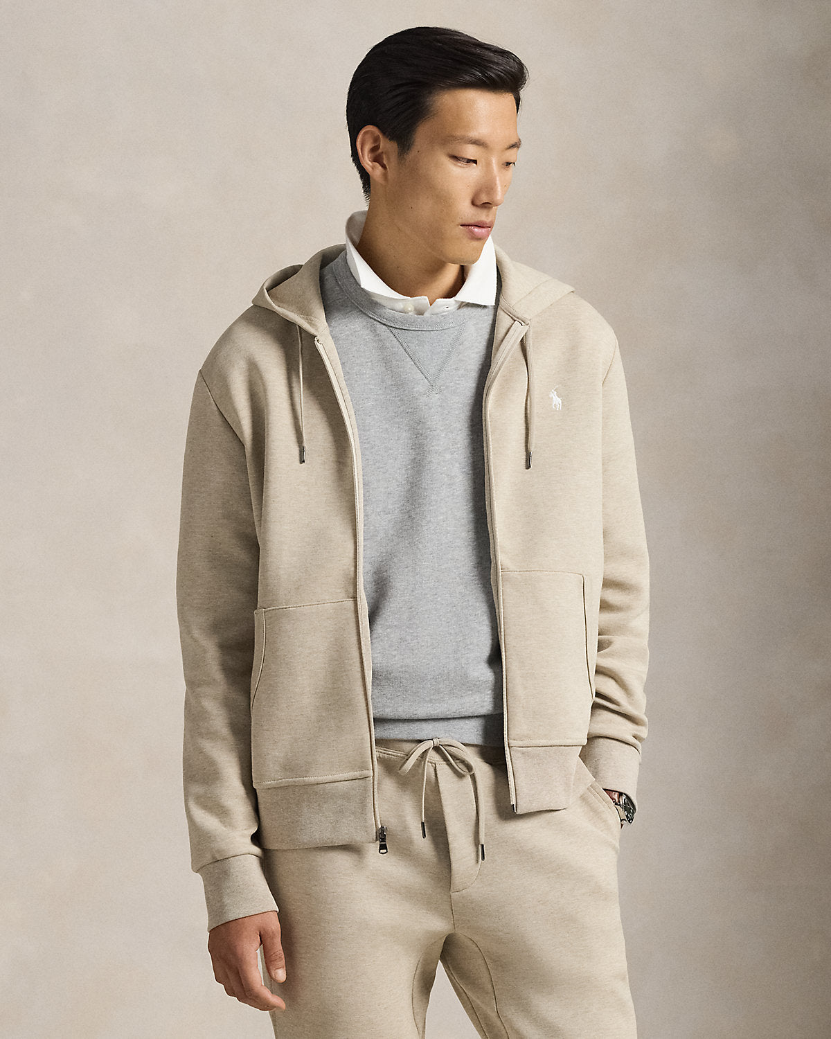 Ralph Lauren DoubleKnit FullZip Hoodie