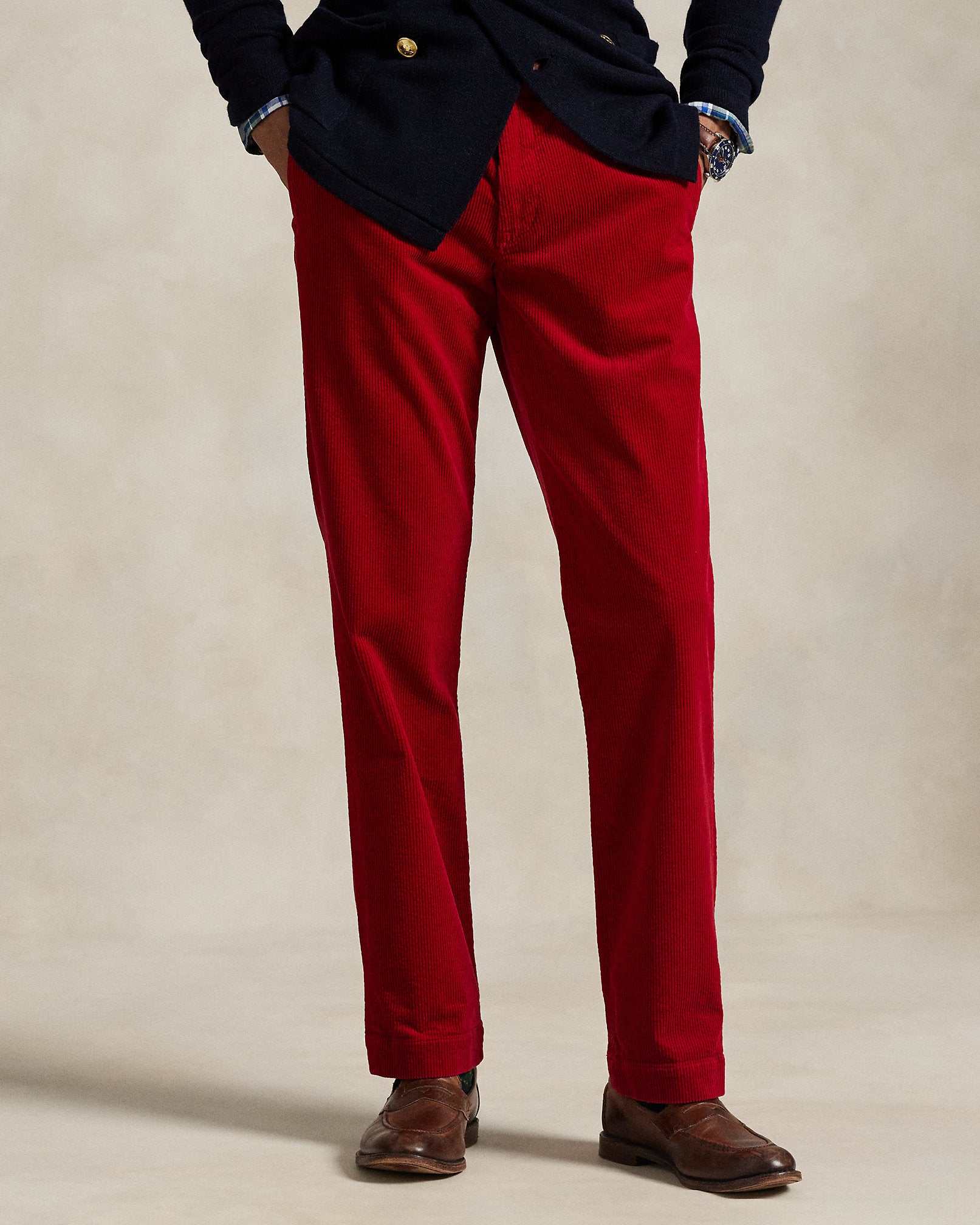 Ralph Lauren Straight Fit Stretch Corduroy Pant