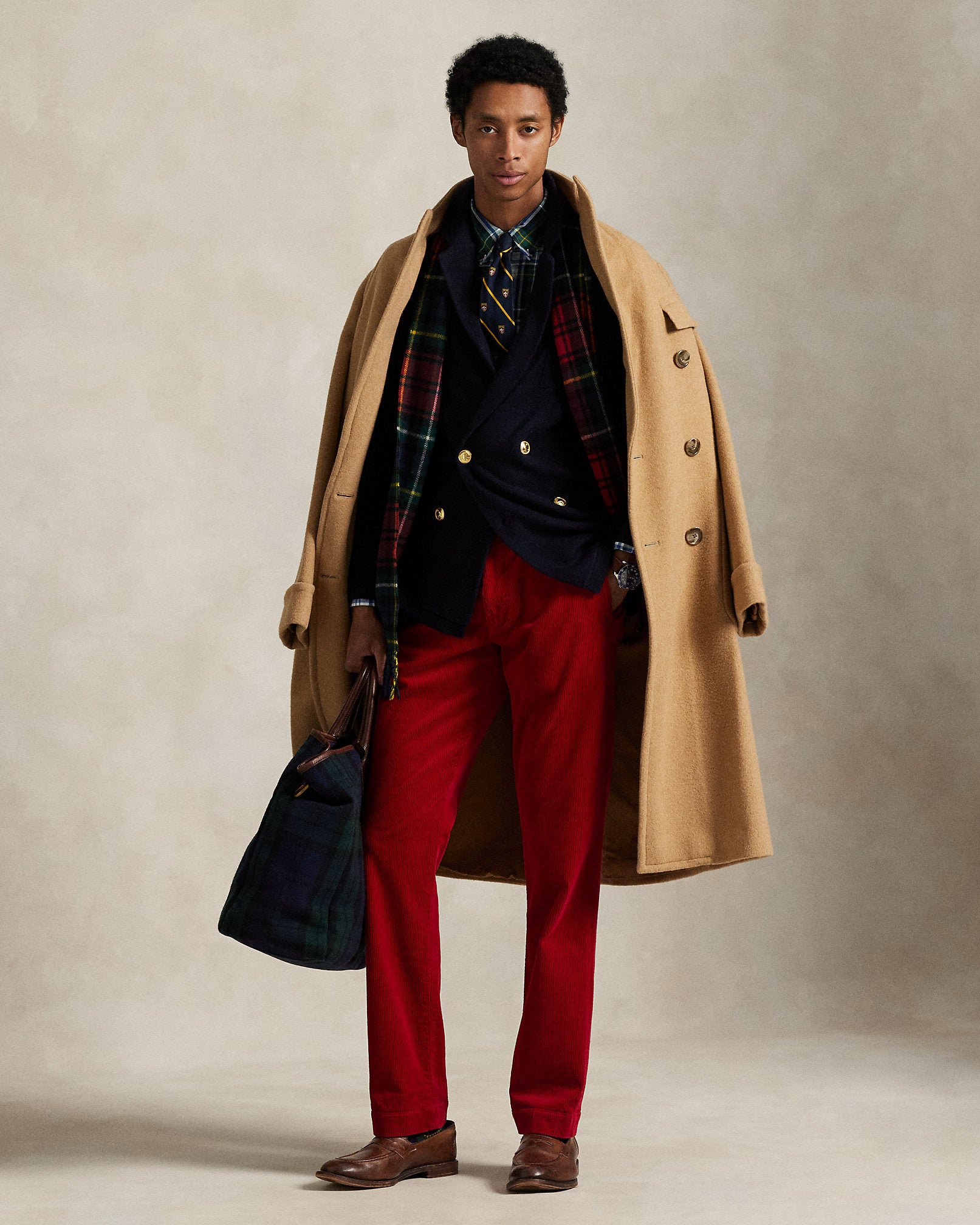 Ralph Lauren Straight Fit Stretch Corduroy Pant