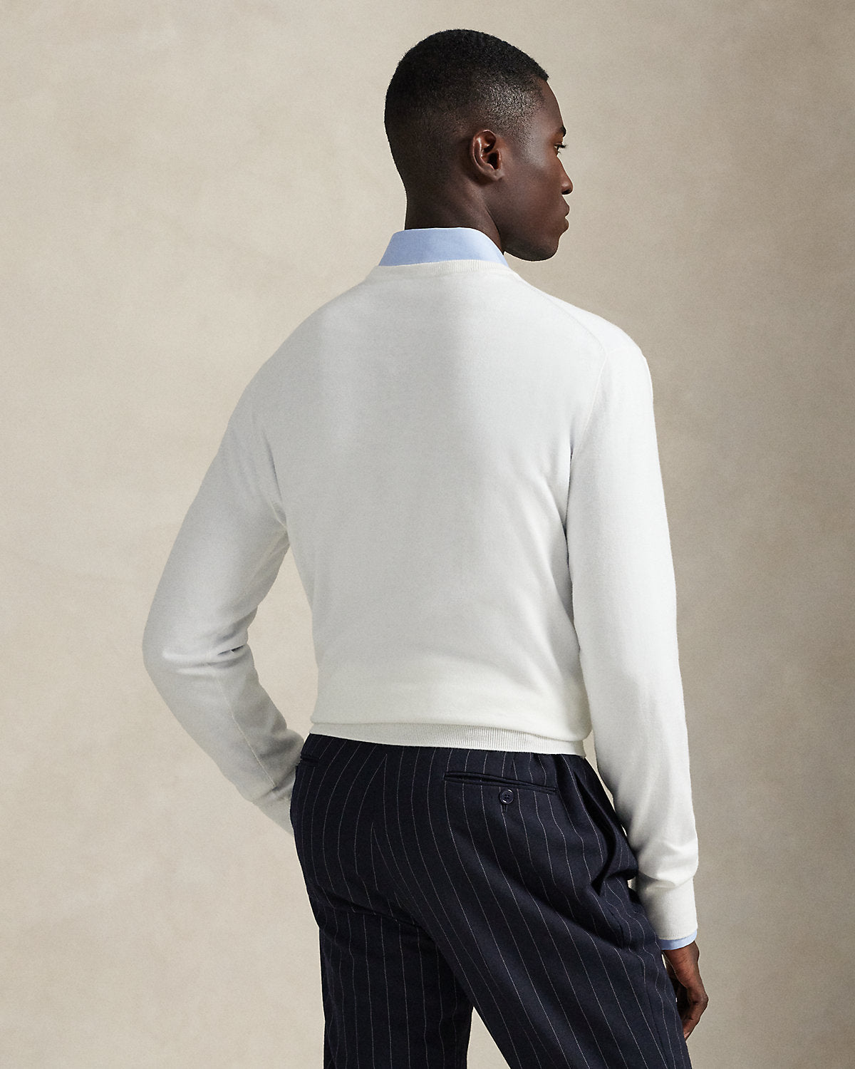Ralph Lauren Cotton VNeck Sweater