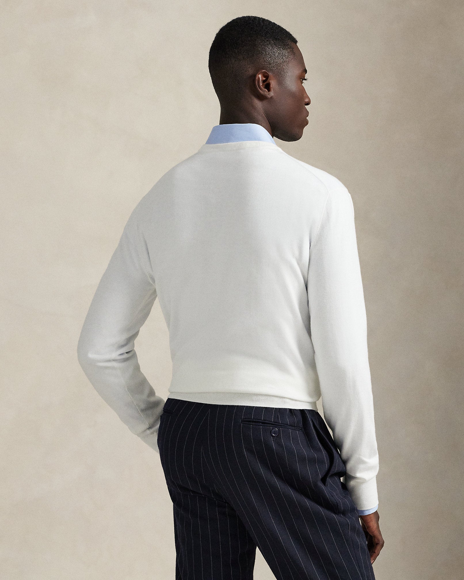 Ralph Lauren Cotton VNeck Sweater