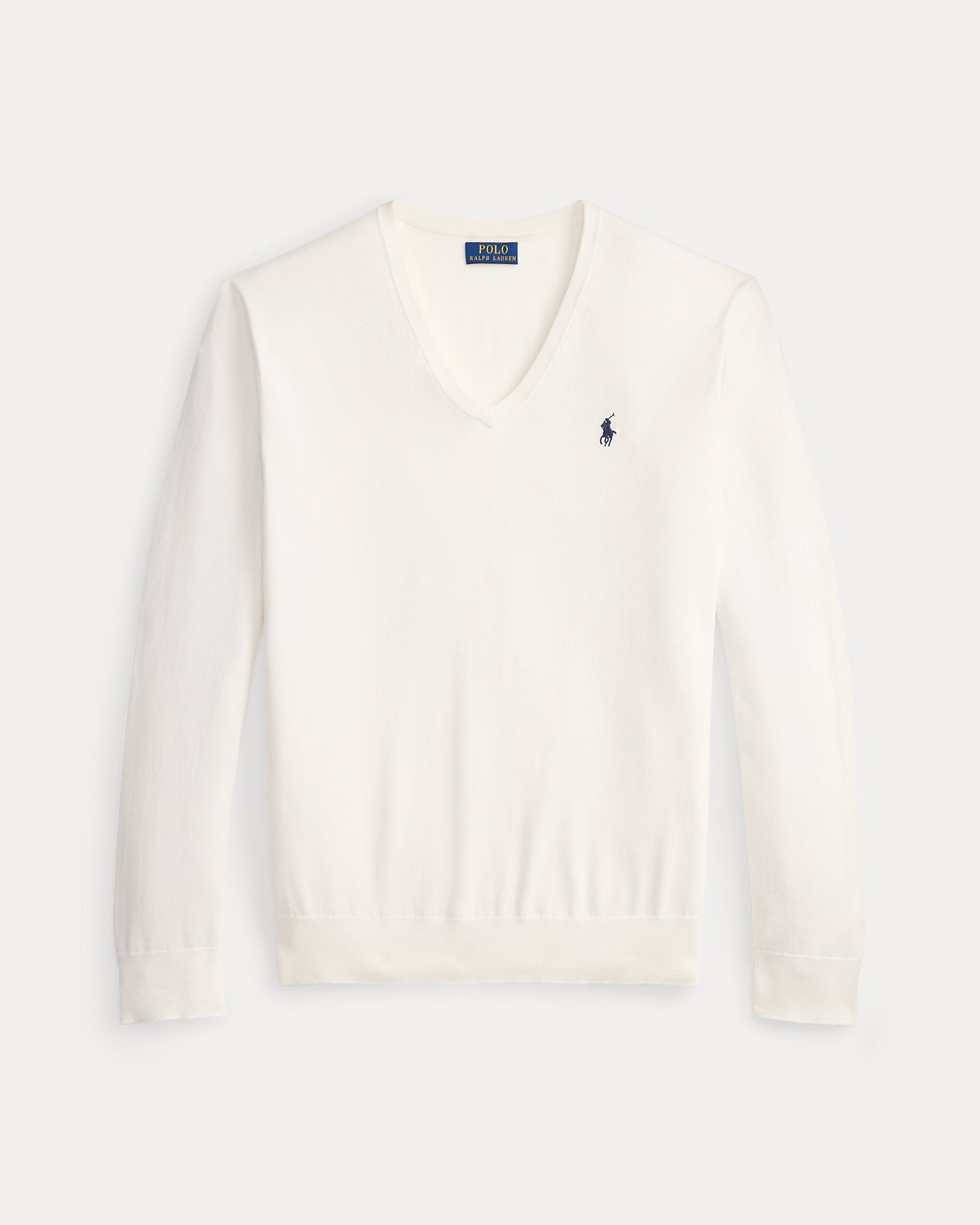 Ralph Lauren Cotton VNeck Sweater