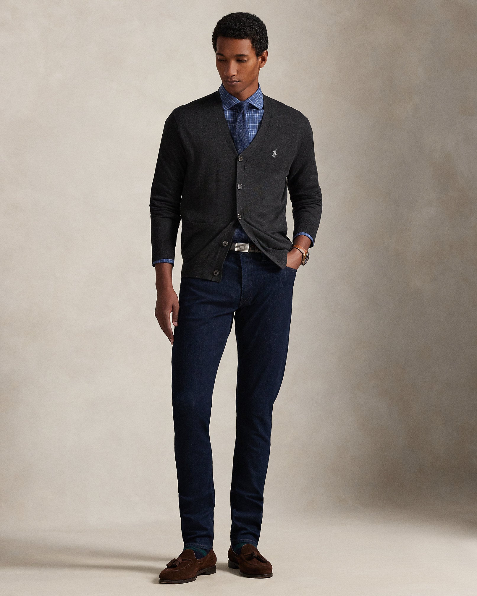 Ralph Lauren Cotton VNeck Cardigan