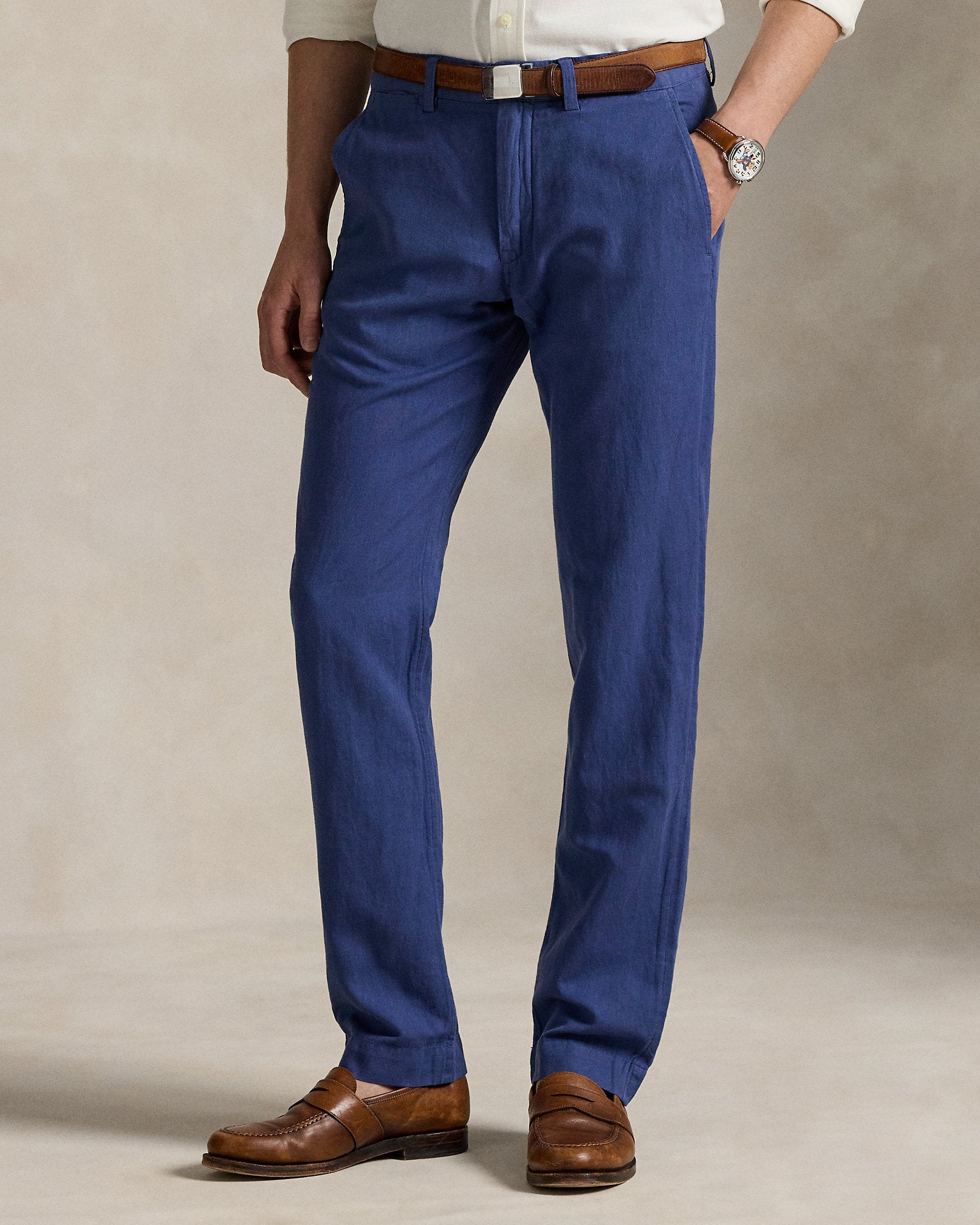 Ralph Lauren Straight Fit LinenCotton Pant