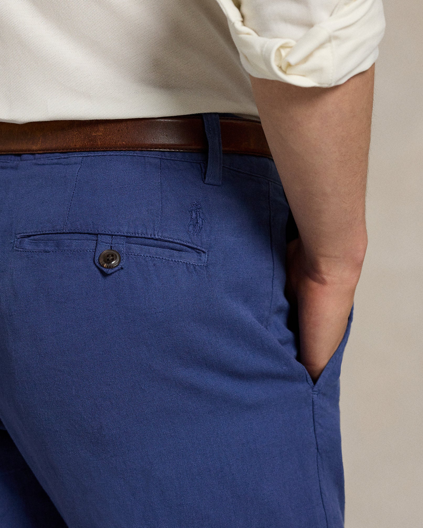 Ralph Lauren Straight Fit LinenCotton Pant
