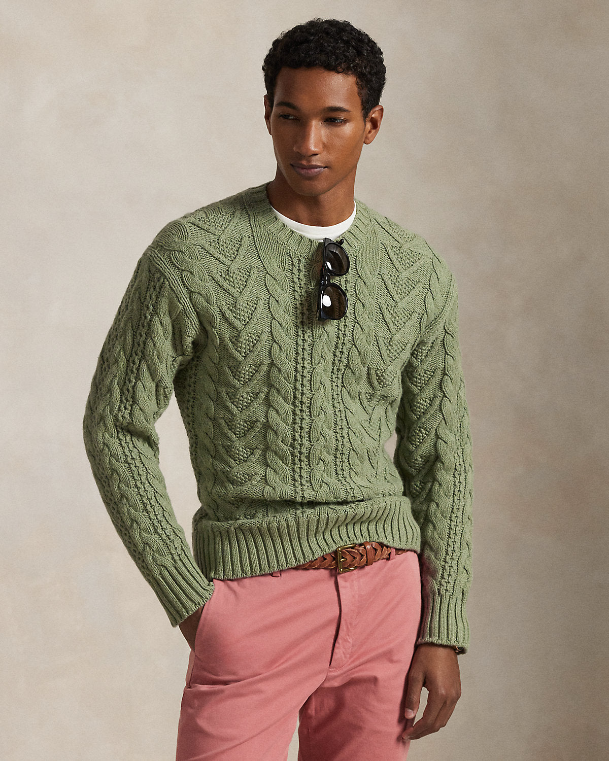 Ralph Lauren CottonBlend Fishermans Sweater