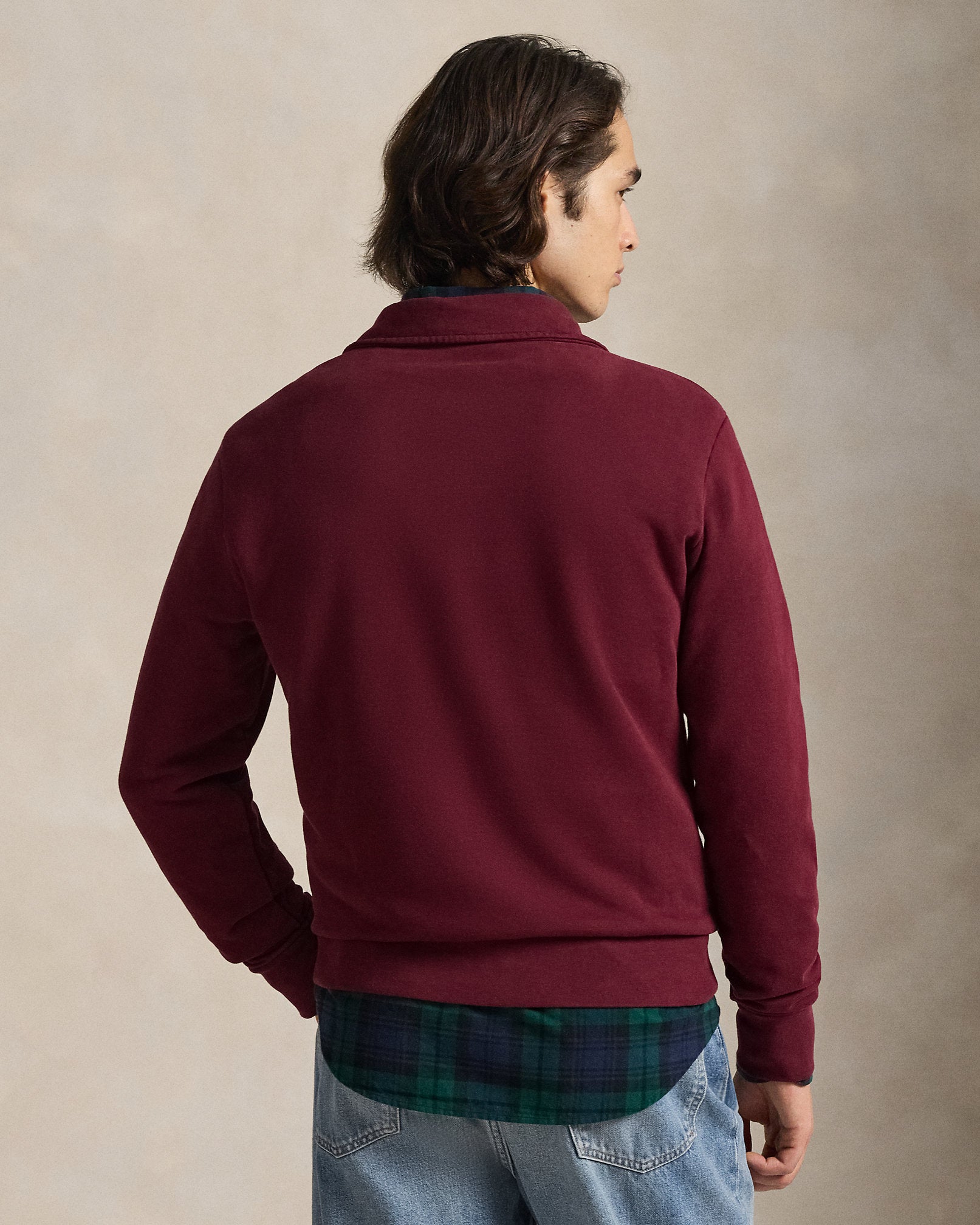 Ralph Lauren Loopback Fleece QuarterZip Sweatshirt