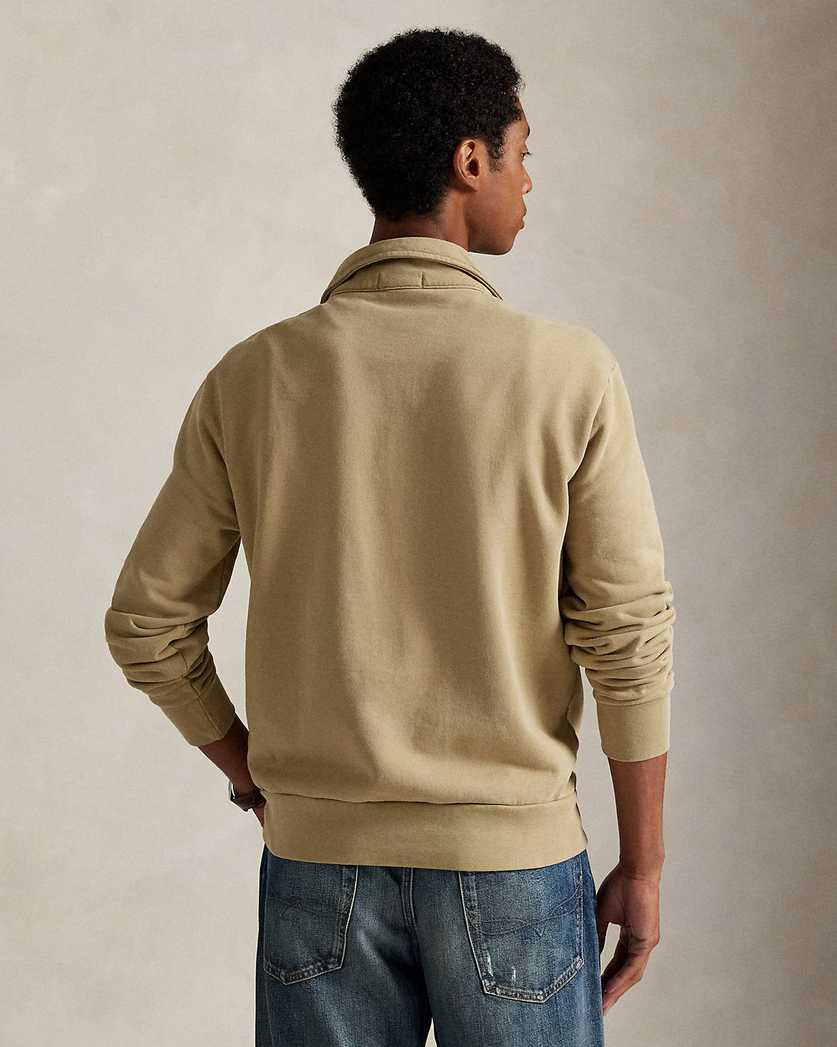 Ralph Lauren Loopback Fleece QuarterZip Sweatshirt