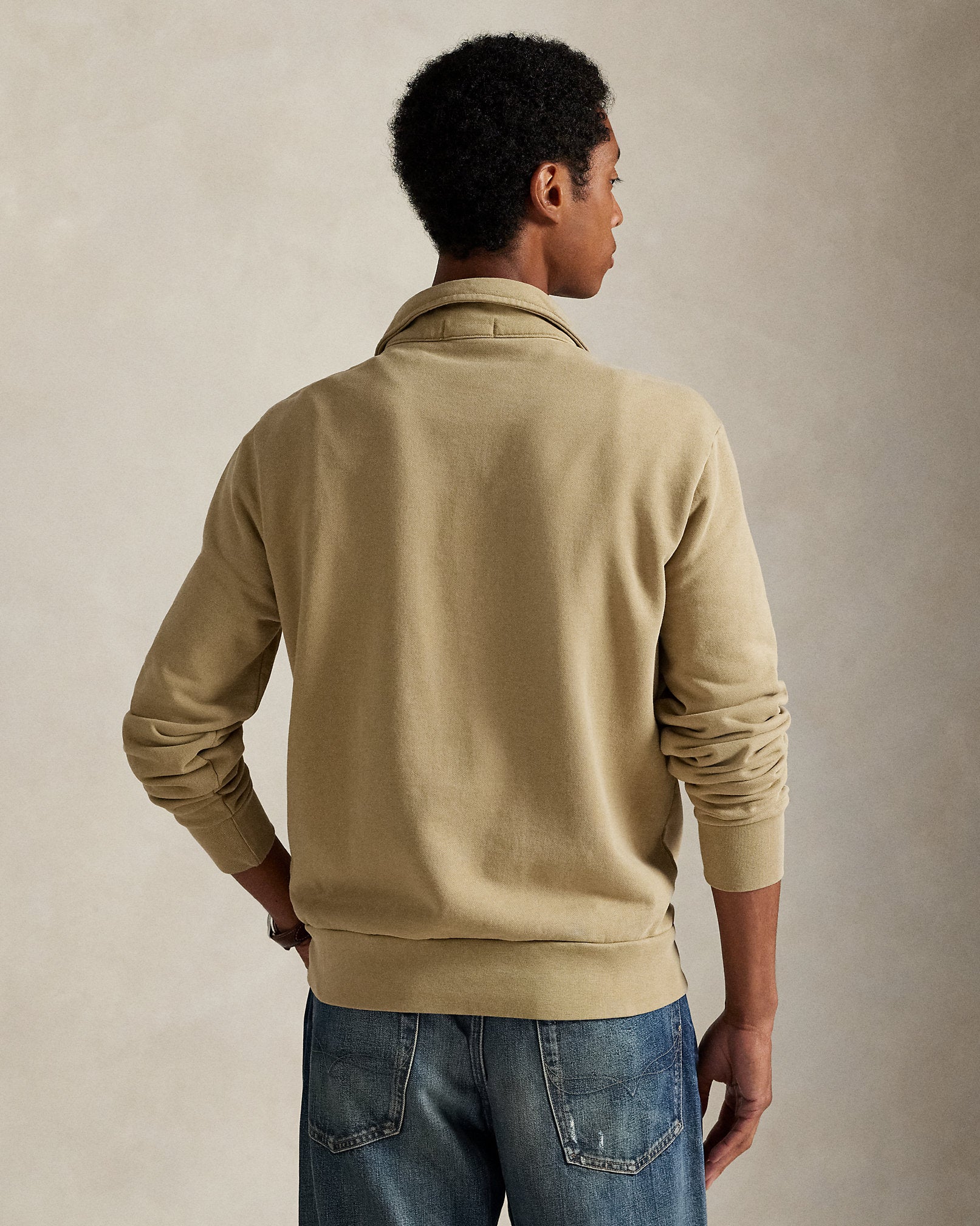 Ralph Lauren Loopback Fleece QuarterZip Sweatshirt