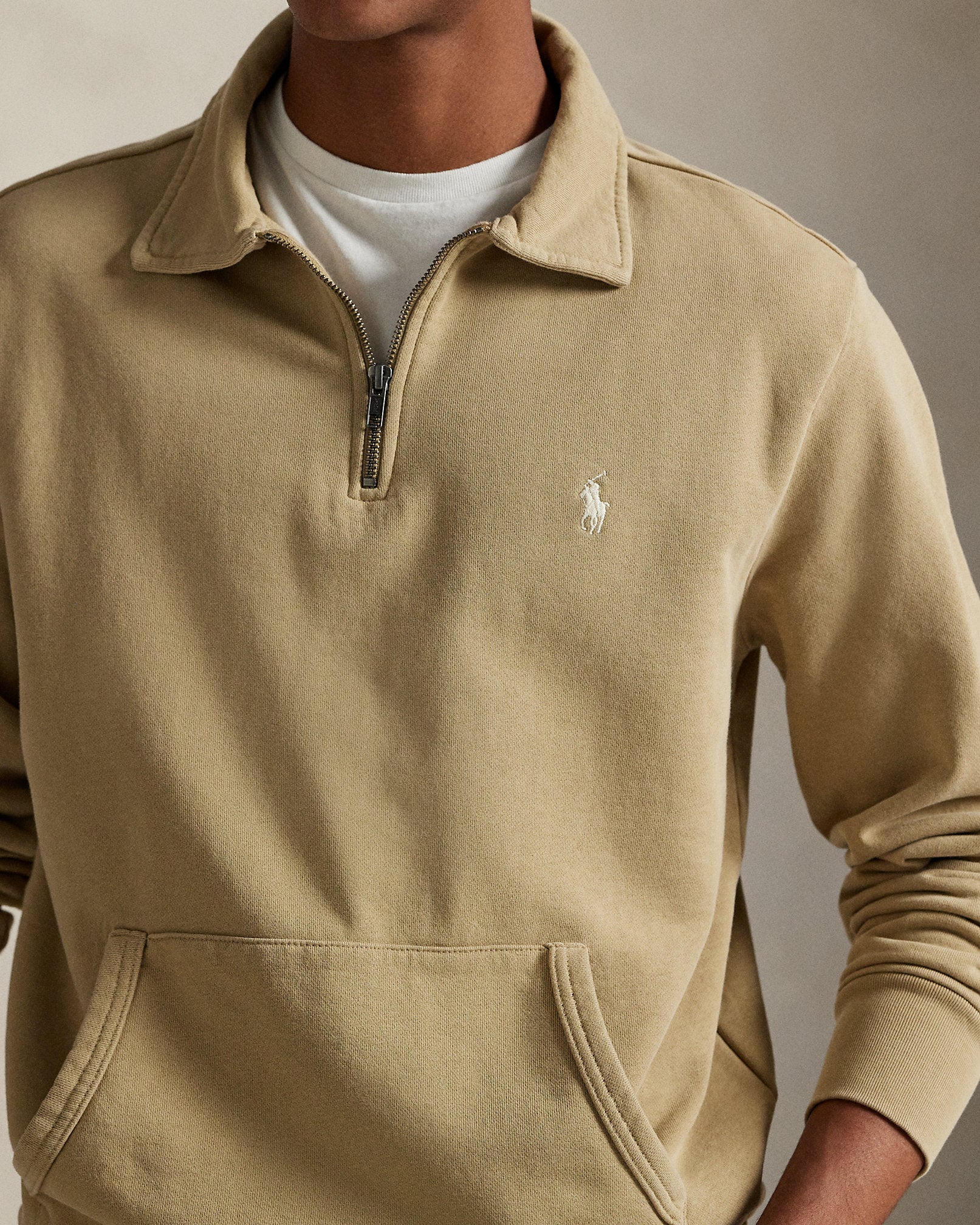 Ralph Lauren Loopback Fleece QuarterZip Sweatshirt