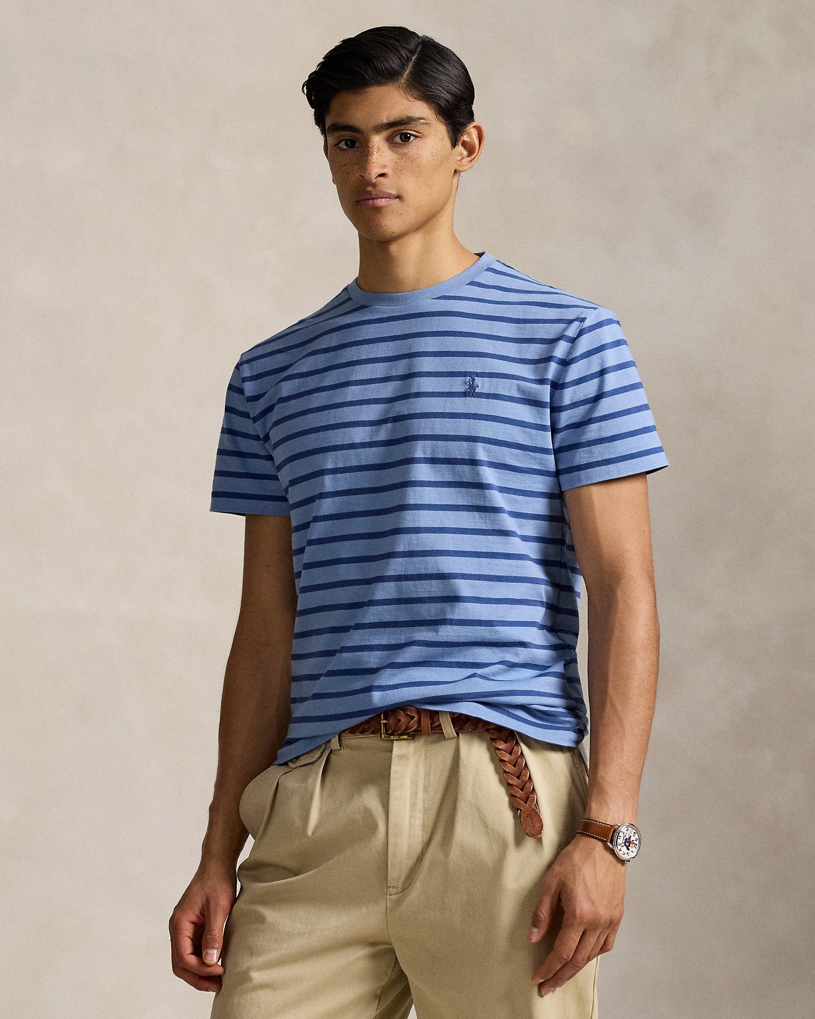 Ralph Lauren Classic Fit Striped Jersey TShirt