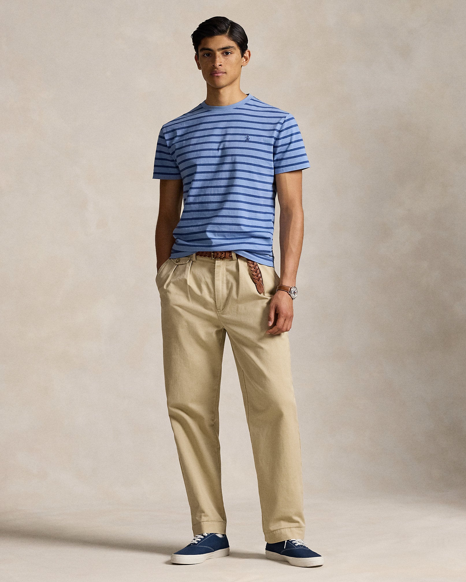 Ralph Lauren Classic Fit Striped Jersey TShirt