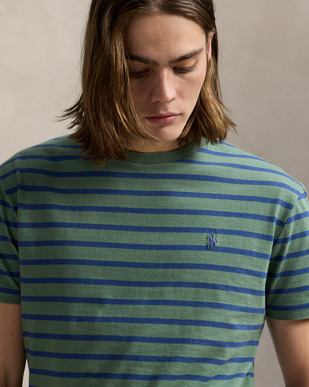 Ralph Lauren Classic Fit Striped Jersey TShirt
