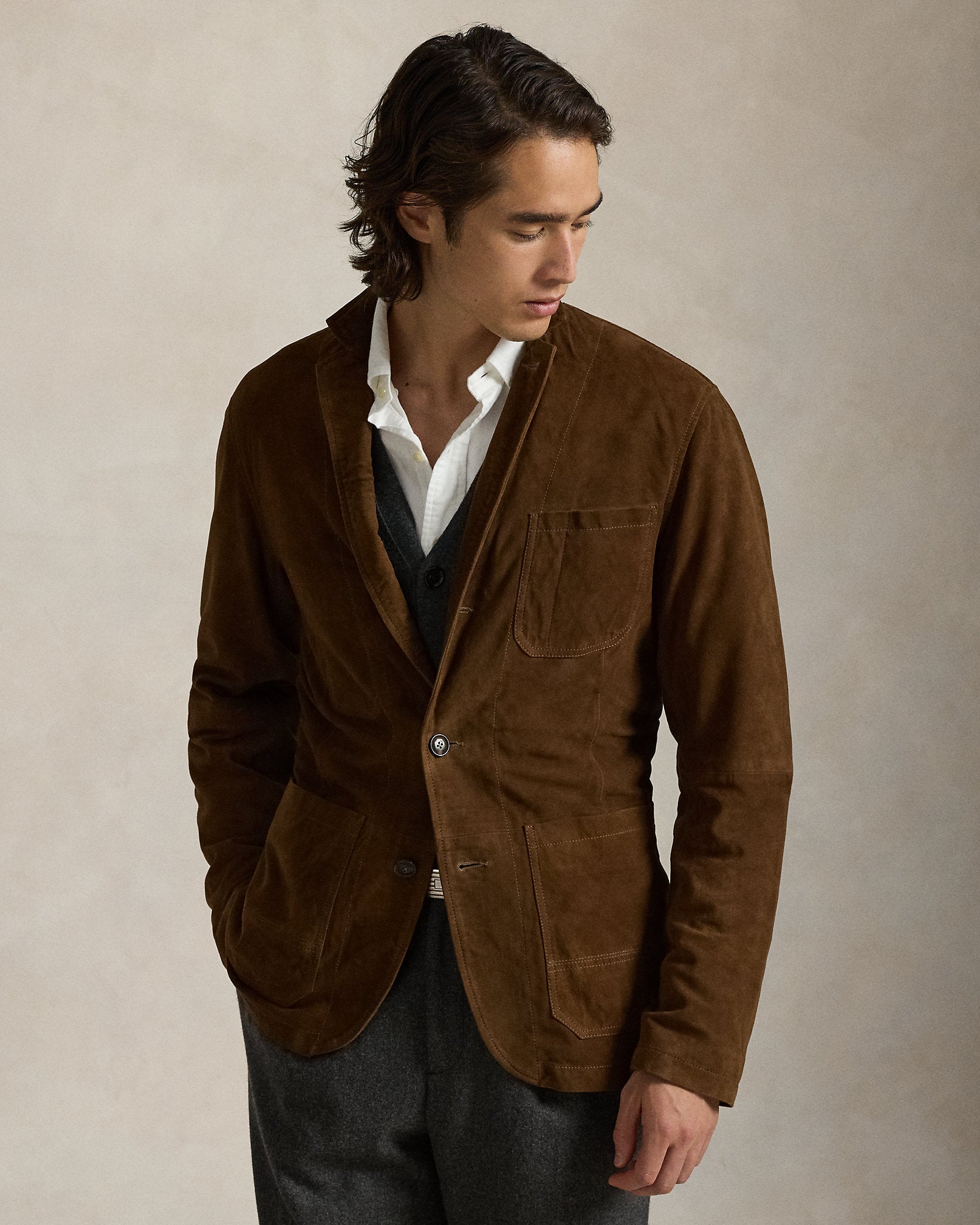 Ralph Lauren The Brookdale Suede Jacket