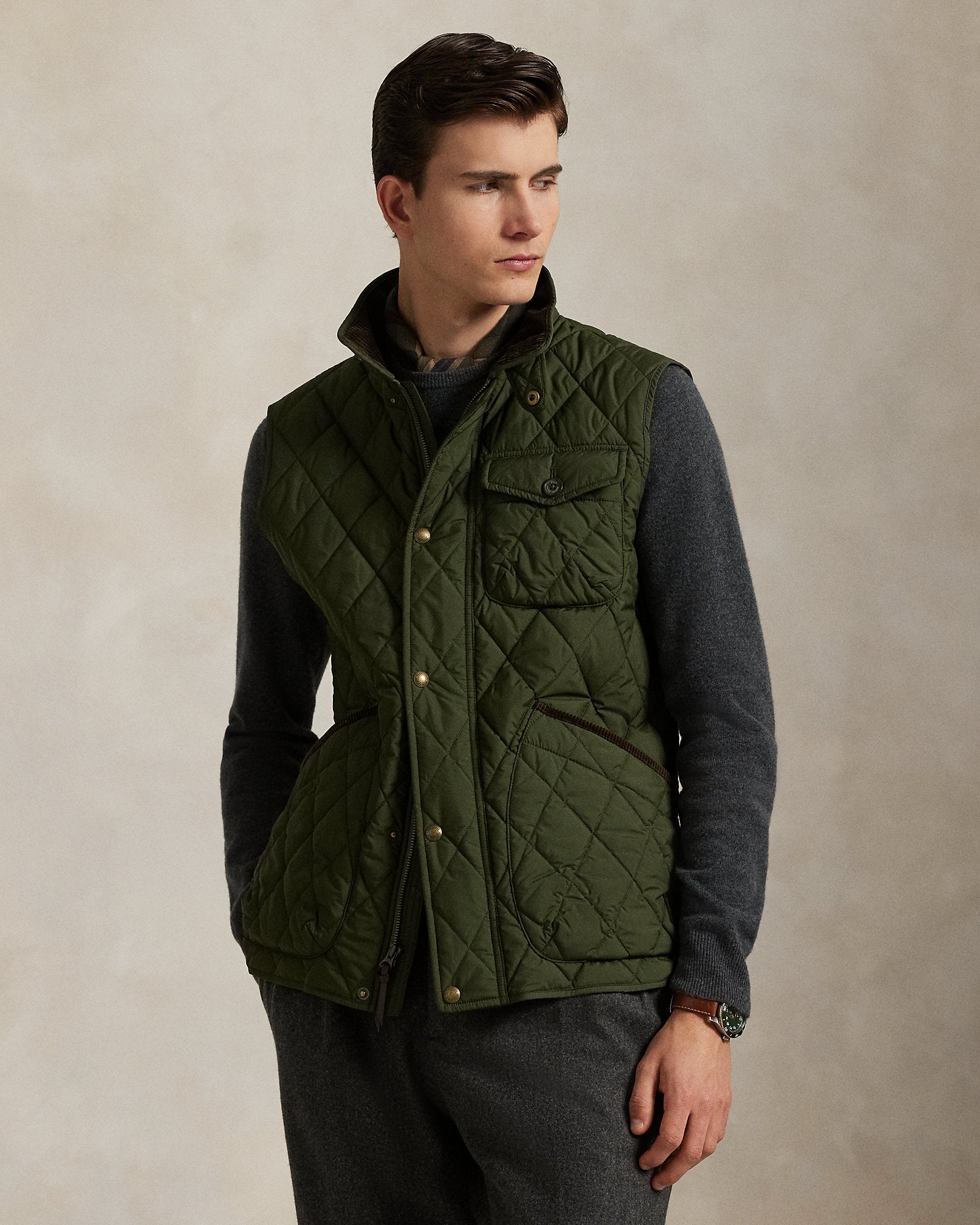 Ralph Lauren The Beaton Quilted Utility Vest