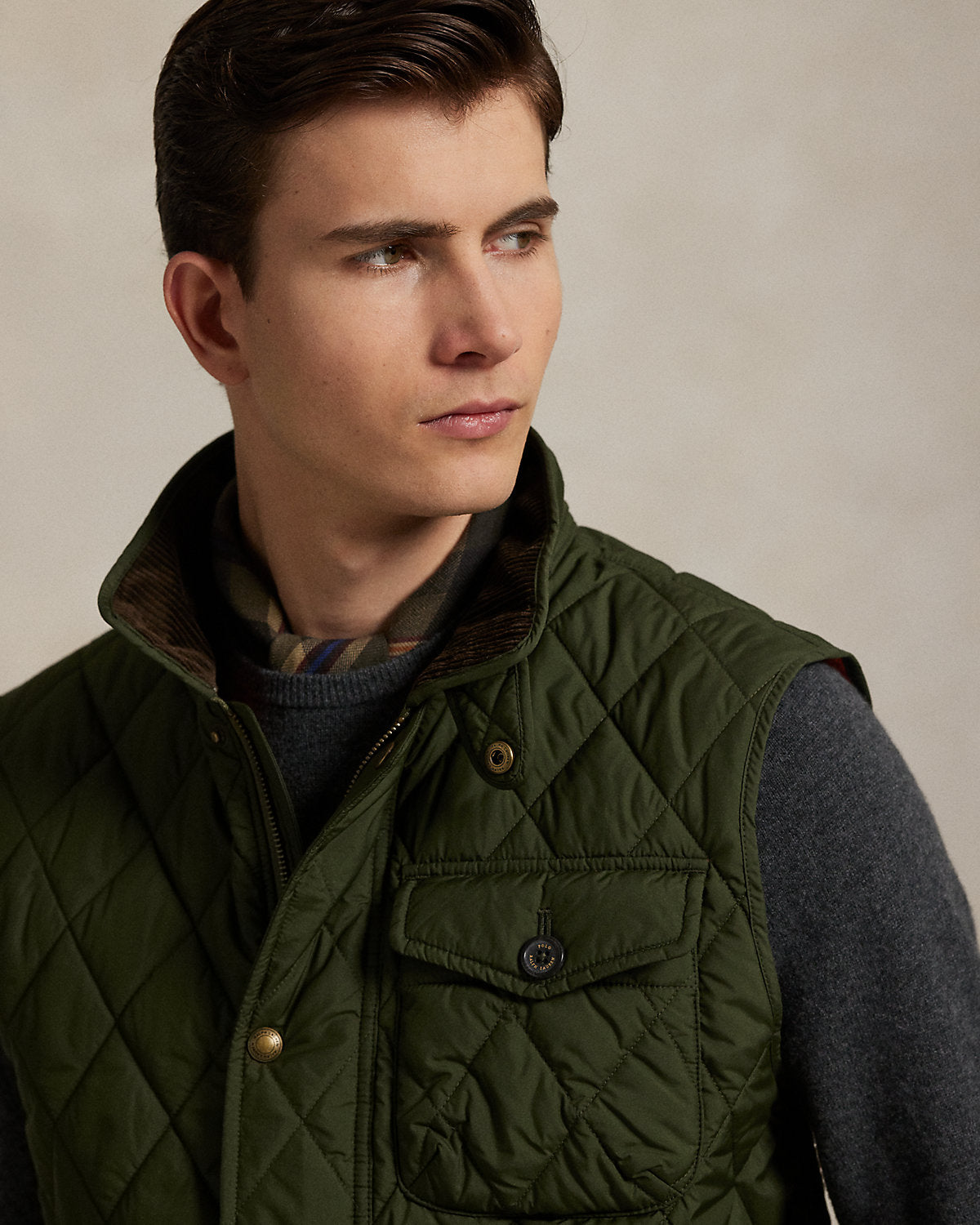 Ralph Lauren The Beaton Quilted Utility Vest