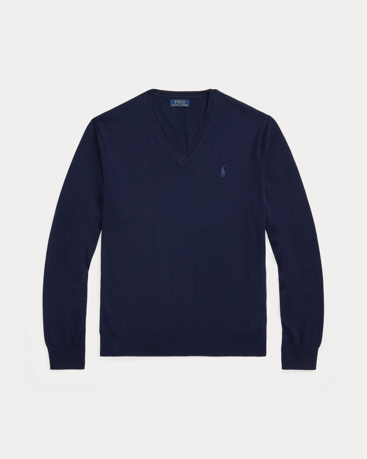 Ralph Lauren Washable Wool VNeck Sweater
