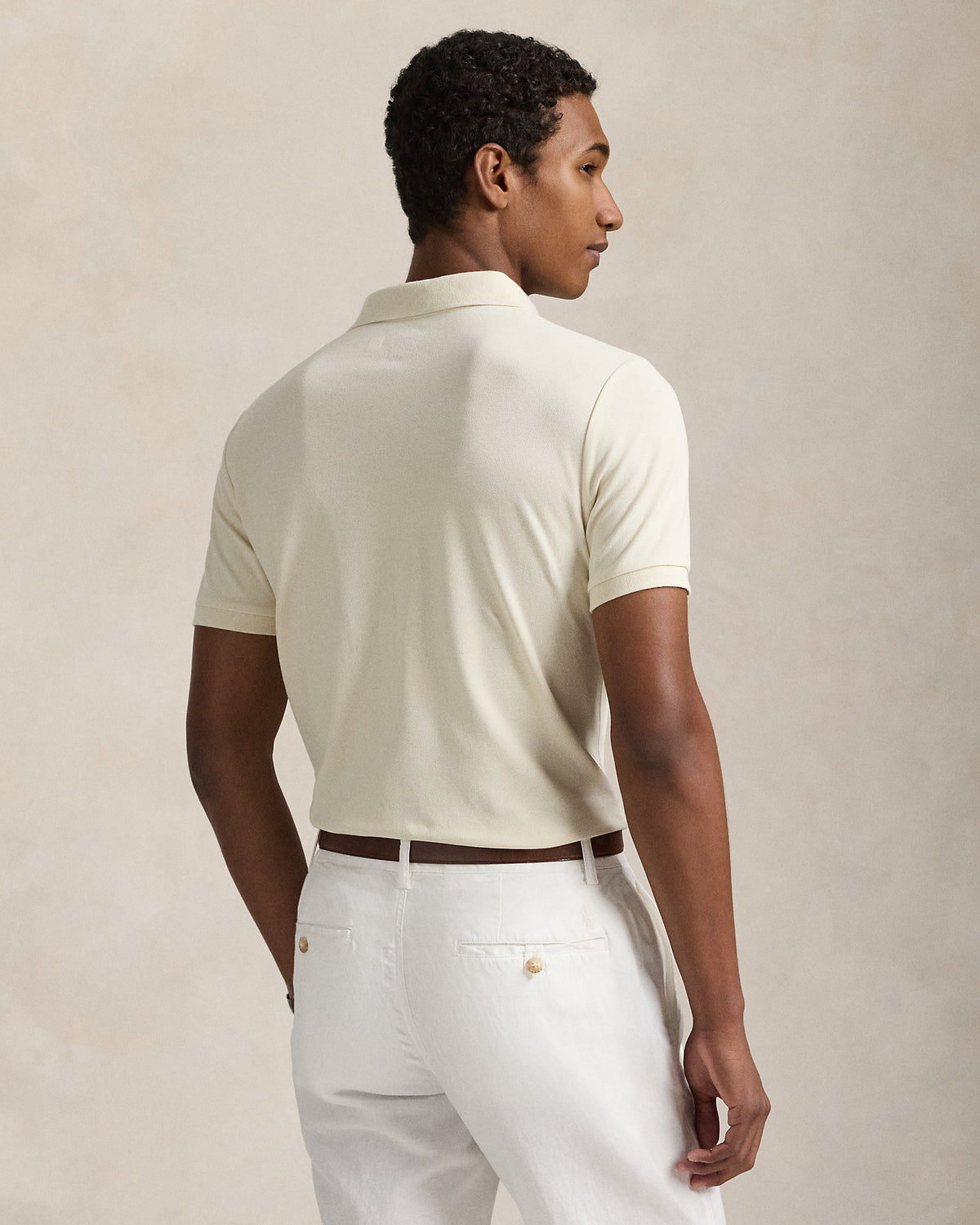 Ralph Lauren Custom Slim Fit Stretch Mesh Polo Shirt