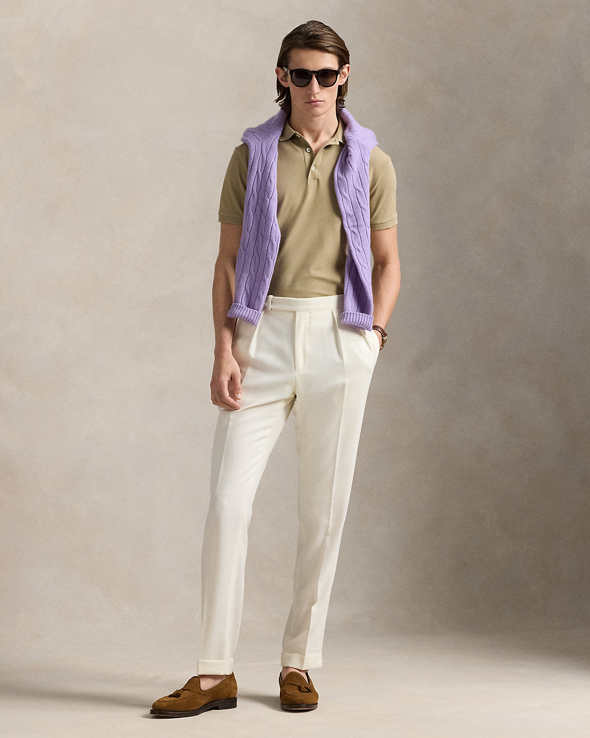 Ralph Lauren Custom Slim Fit Stretch Mesh Polo Shirt