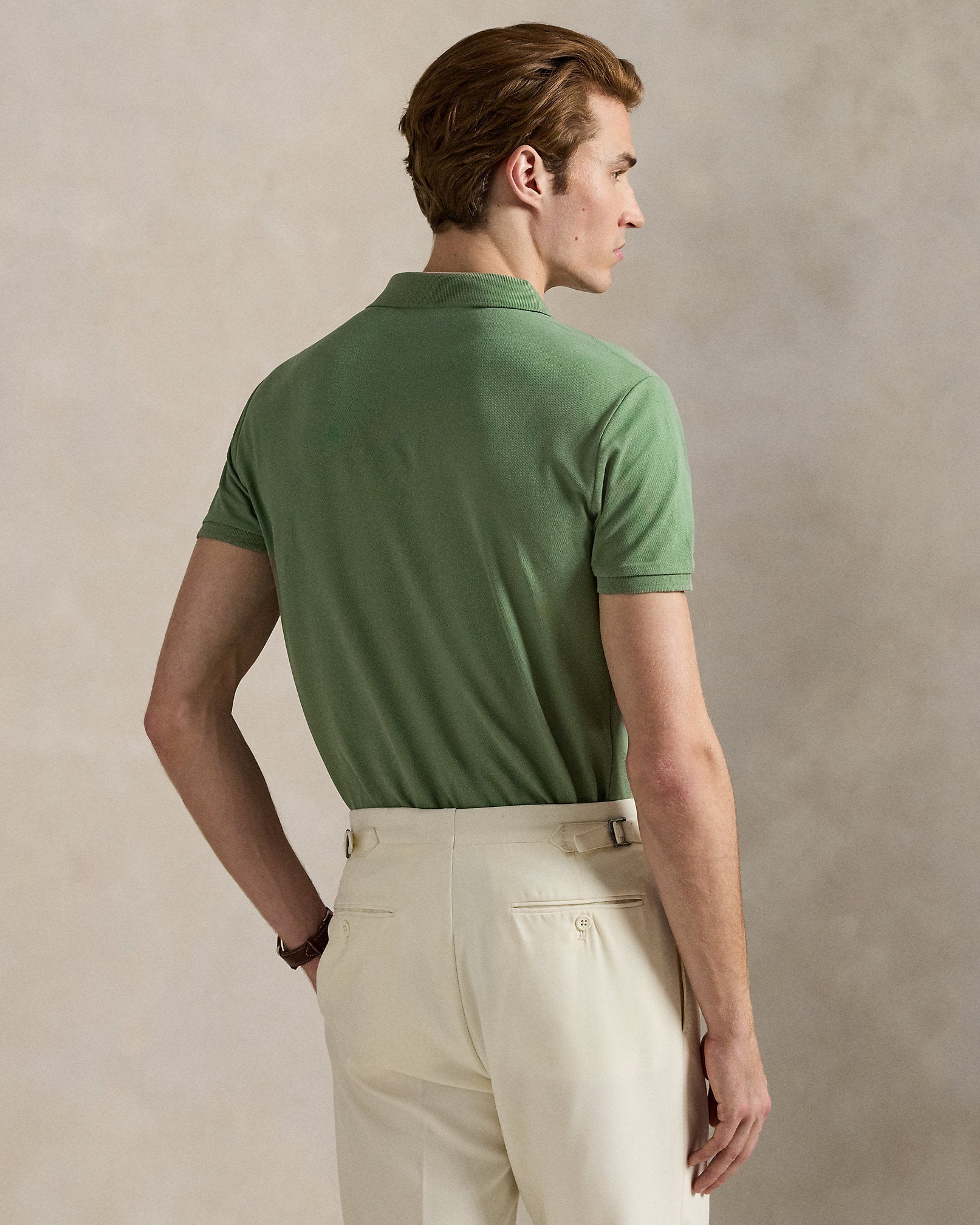 Ralph Lauren Custom Slim Fit Stretch Mesh Polo Shirt