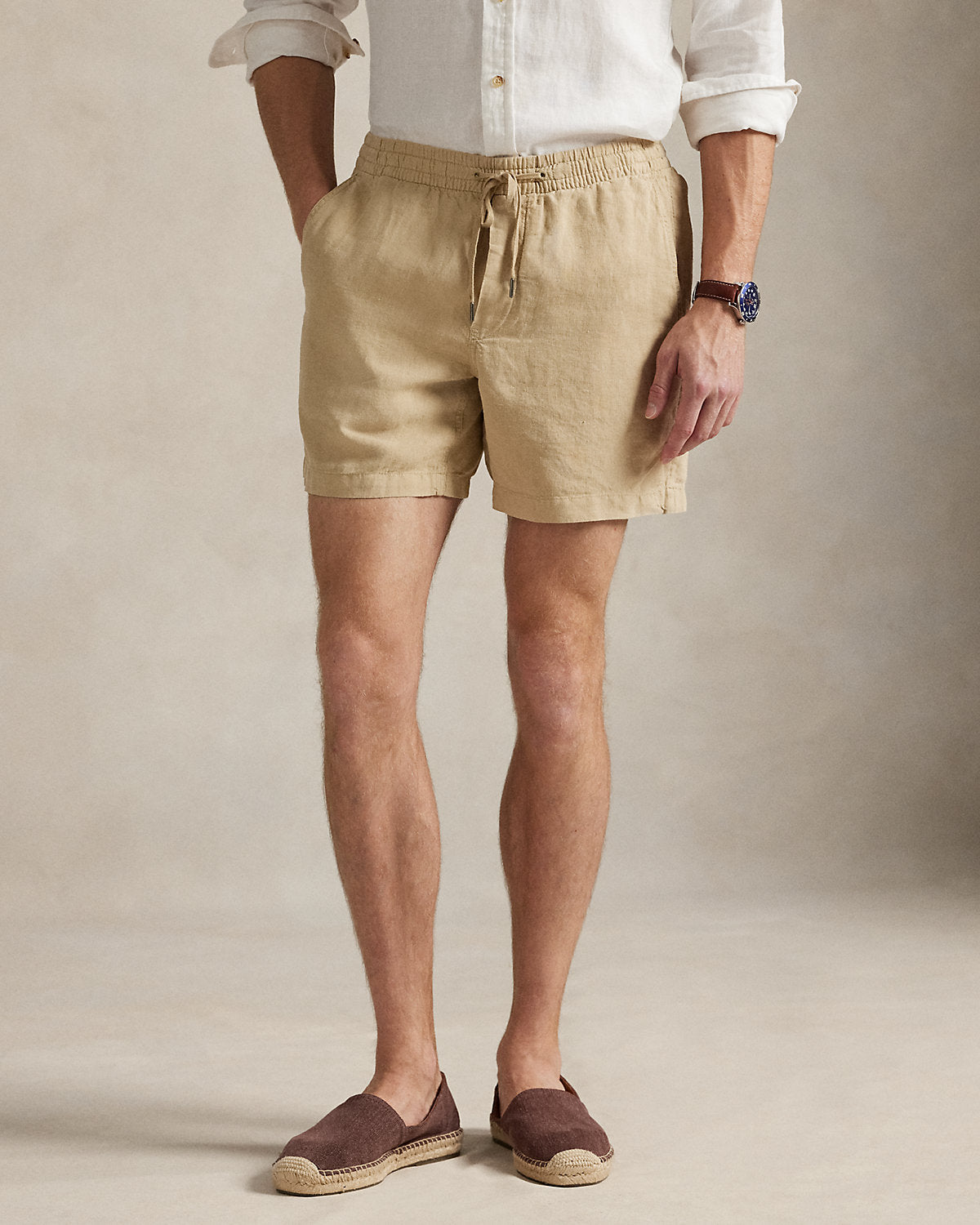 Ralph Lauren 6Inch Polo Prepster Linen Short