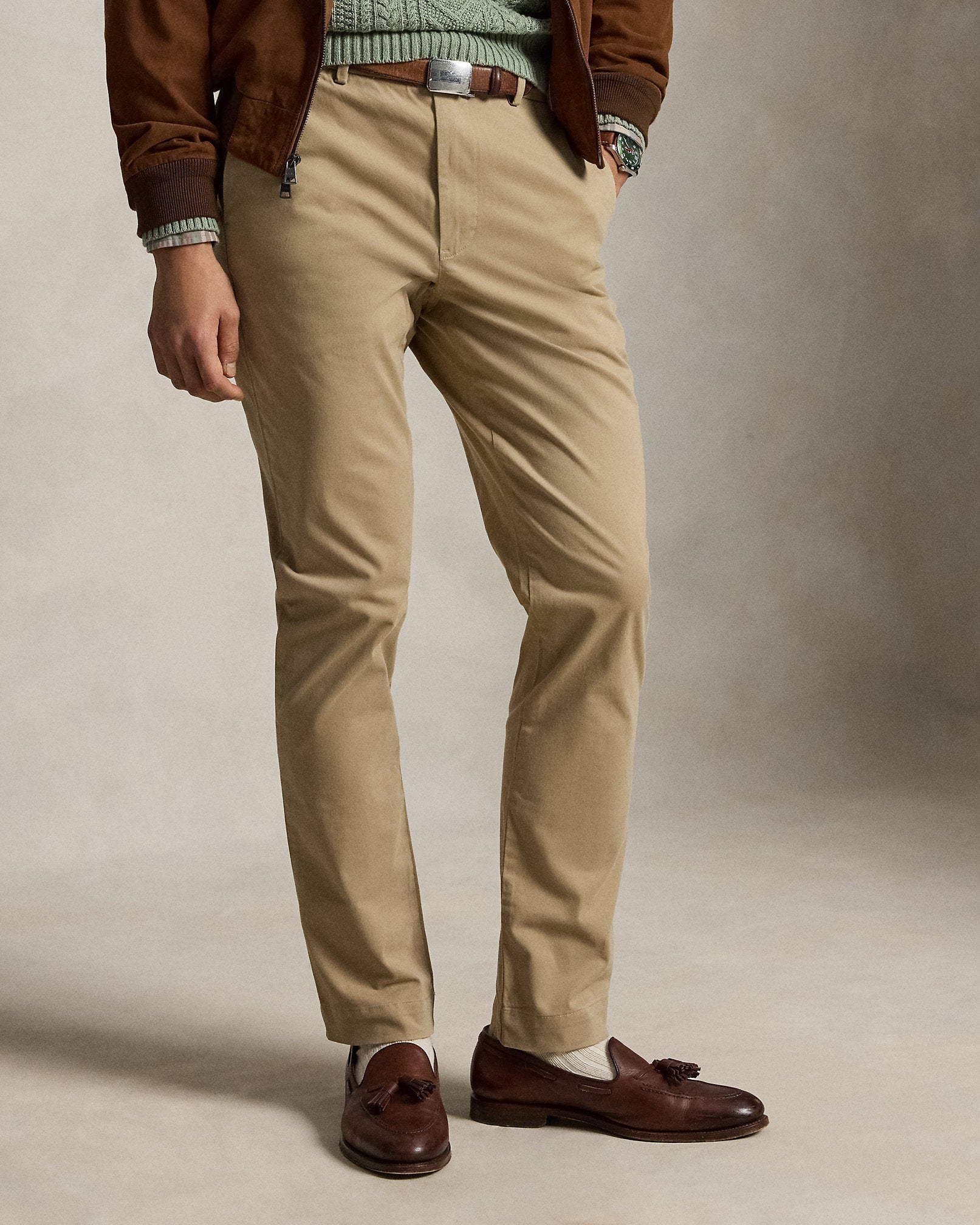 Ralph Lauren Jarrett Stretch Slim Fit Sateen Pant