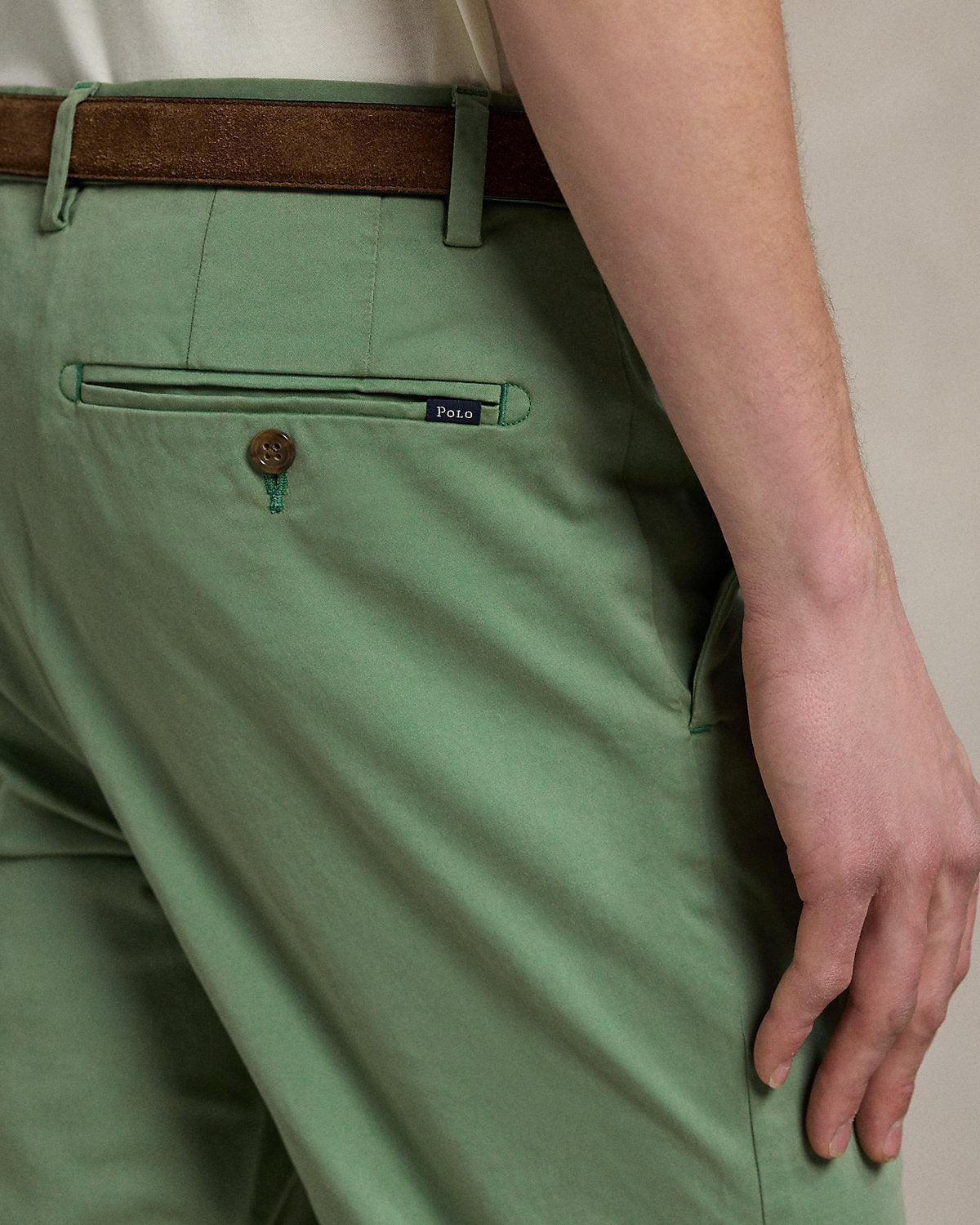 Ralph Lauren Jarrett Stretch Slim Fit Sateen Pant