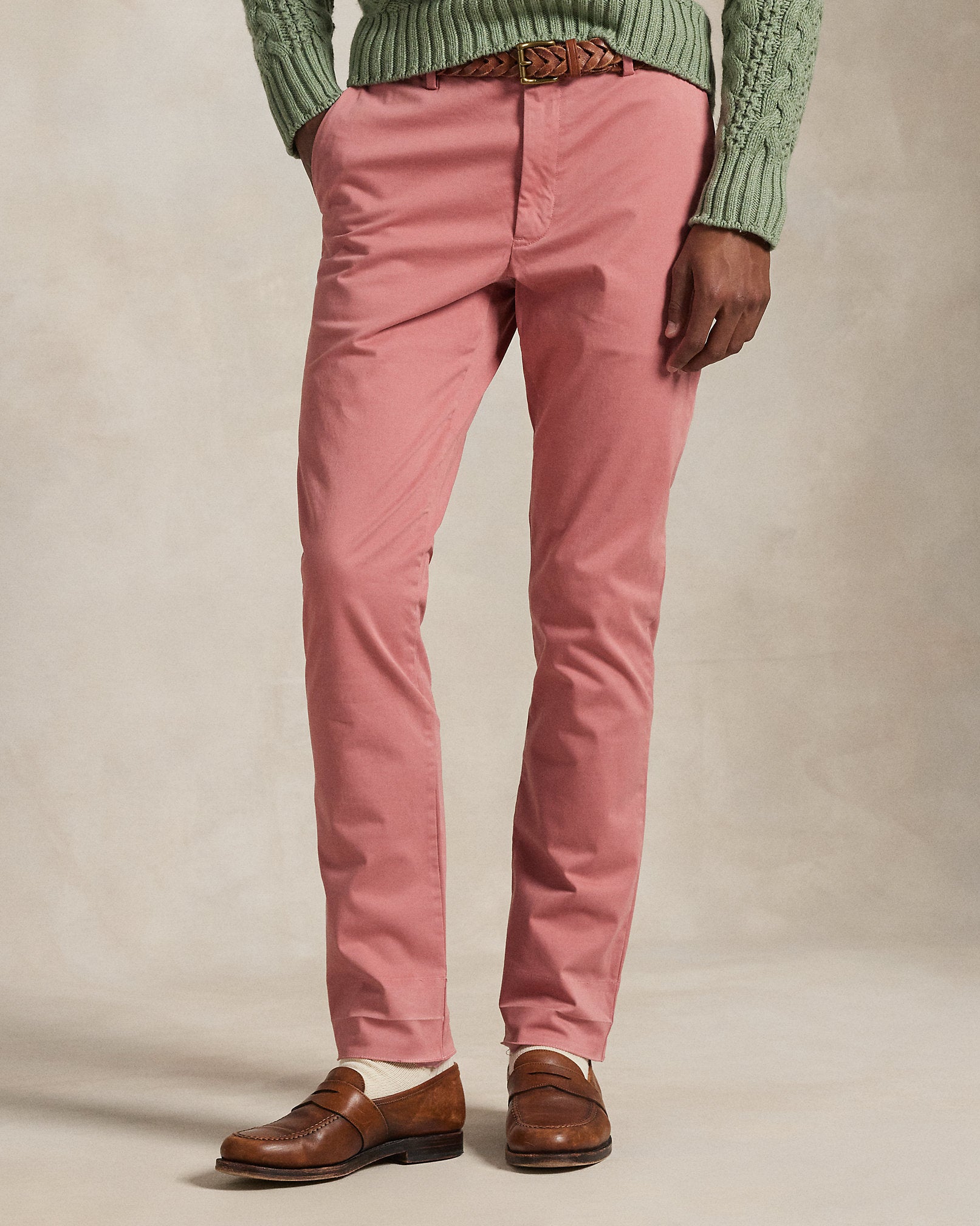 Ralph Lauren Jarrett Stretch Slim Fit Sateen Pant