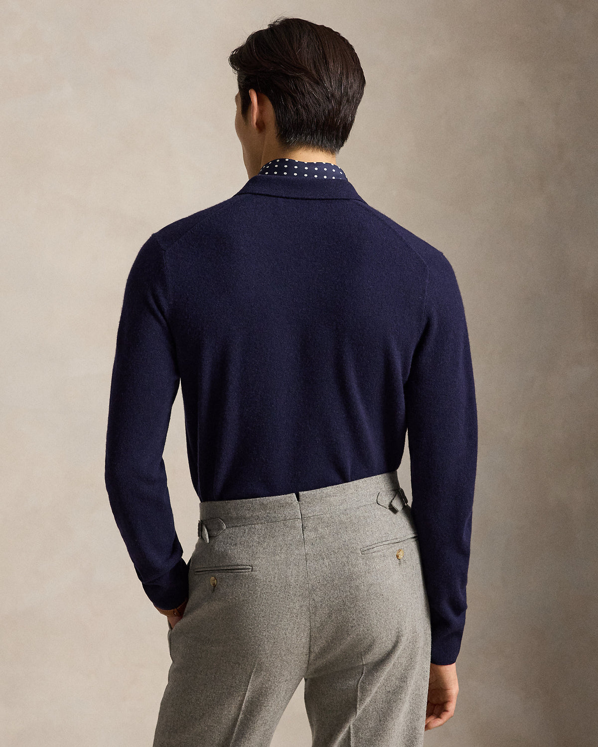 Ralph Lauren Wool JohnnyCollar Sweater