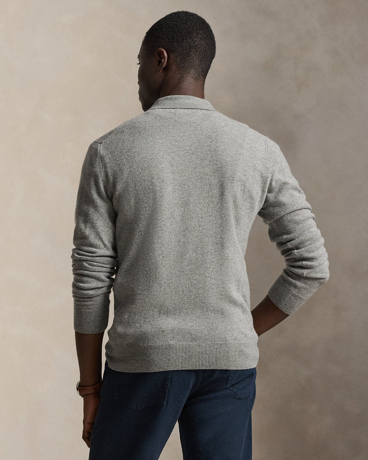 Ralph Lauren Wool JohnnyCollar Sweater