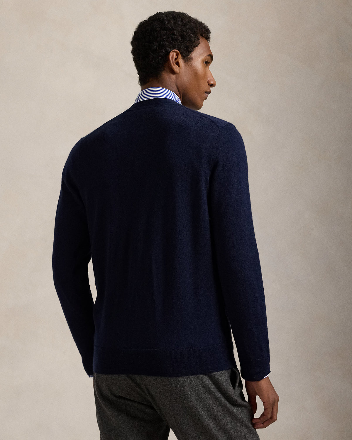 Ralph Lauren Slim Fit Washable Wool VNeck Cardigan