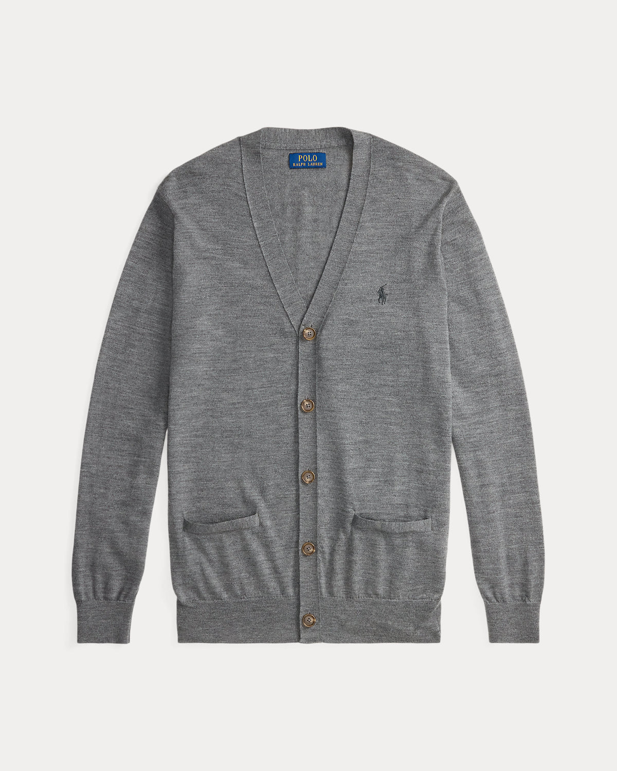 Ralph Lauren Slim Fit Washable Wool VNeck Cardigan