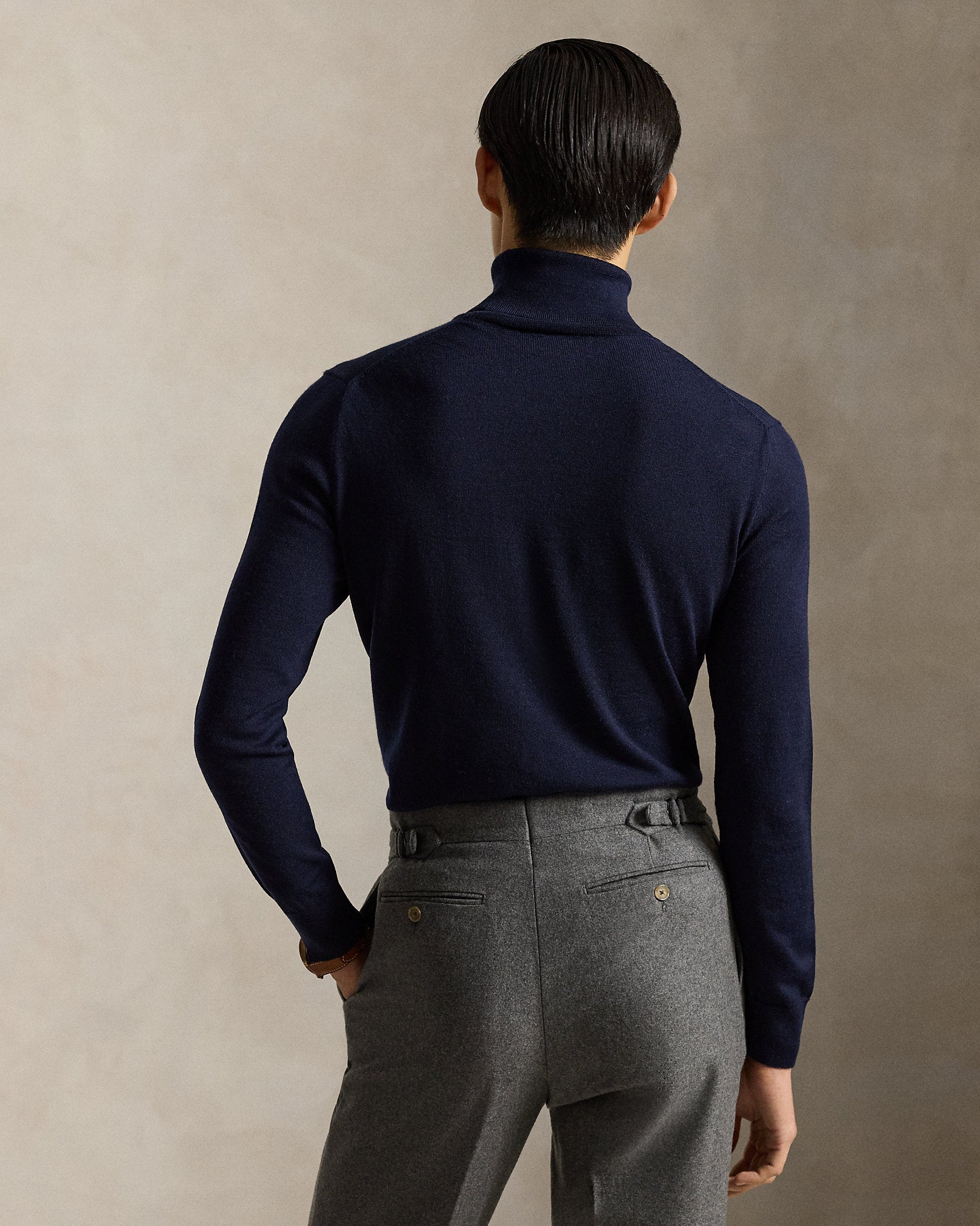 Ralph Lauren Washable Wool Turtleneck Sweater