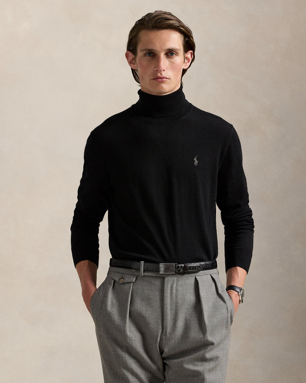 Ralph Lauren Washable Wool Turtleneck Sweater
