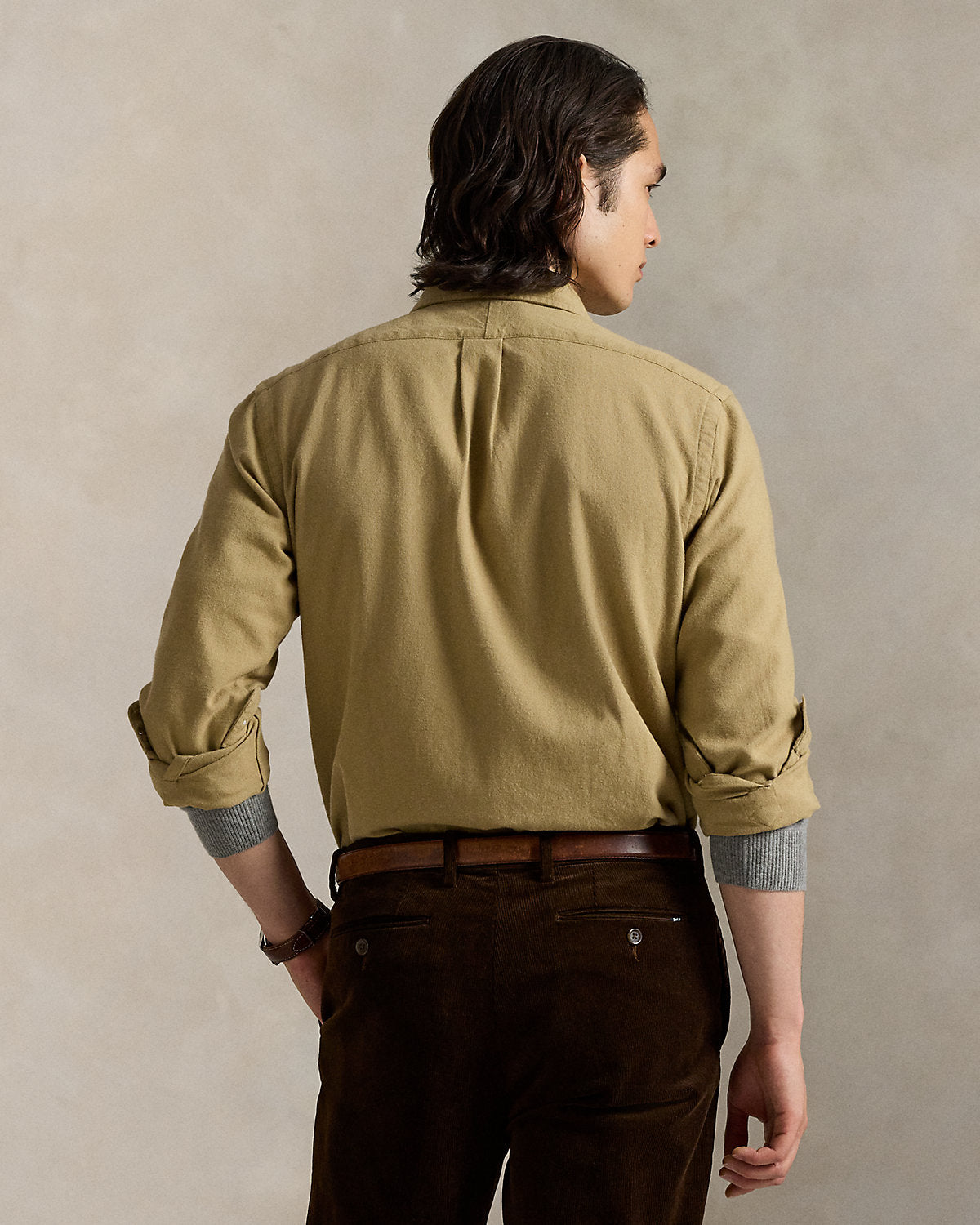 Ralph Lauren Classic Fit Brushed Flannel Shirt