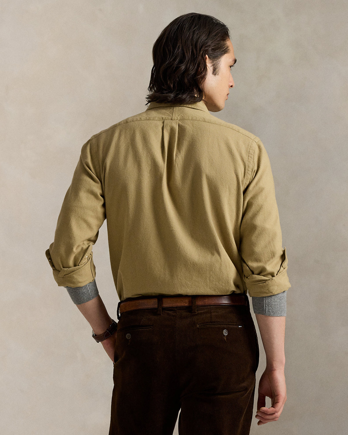 Ralph Lauren Classic Fit Brushed Flannel Shirt