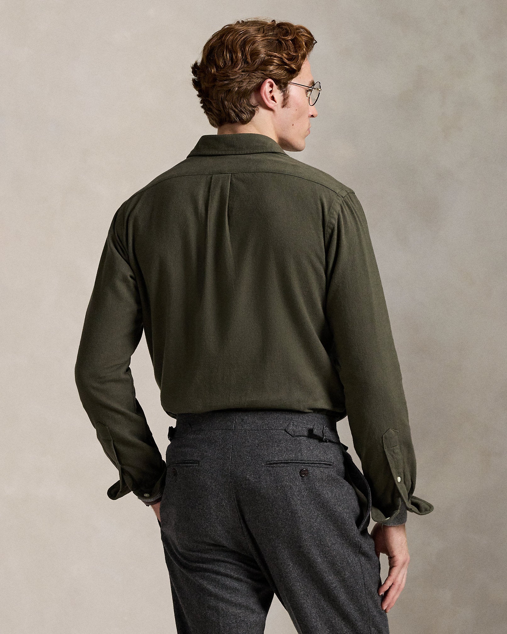 Ralph Lauren Classic Fit Brushed Flannel Shirt