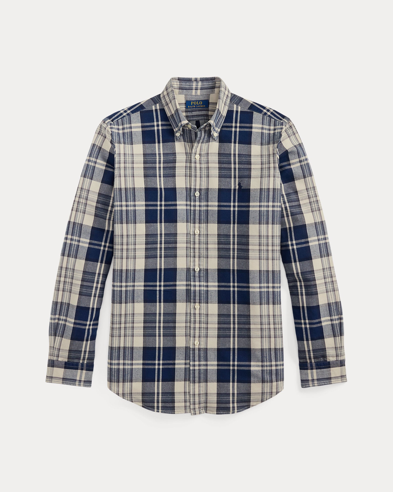 Ralph Lauren Classic Fit Plaid Brushed Oxford Shirt