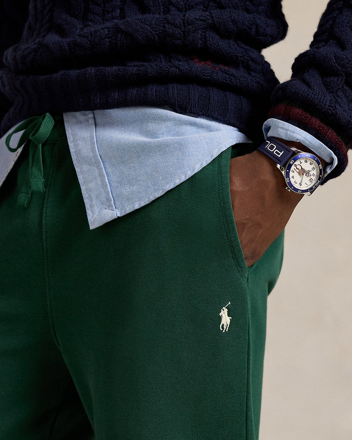 Ralph Lauren Loopback Fleece Drawstring Pant