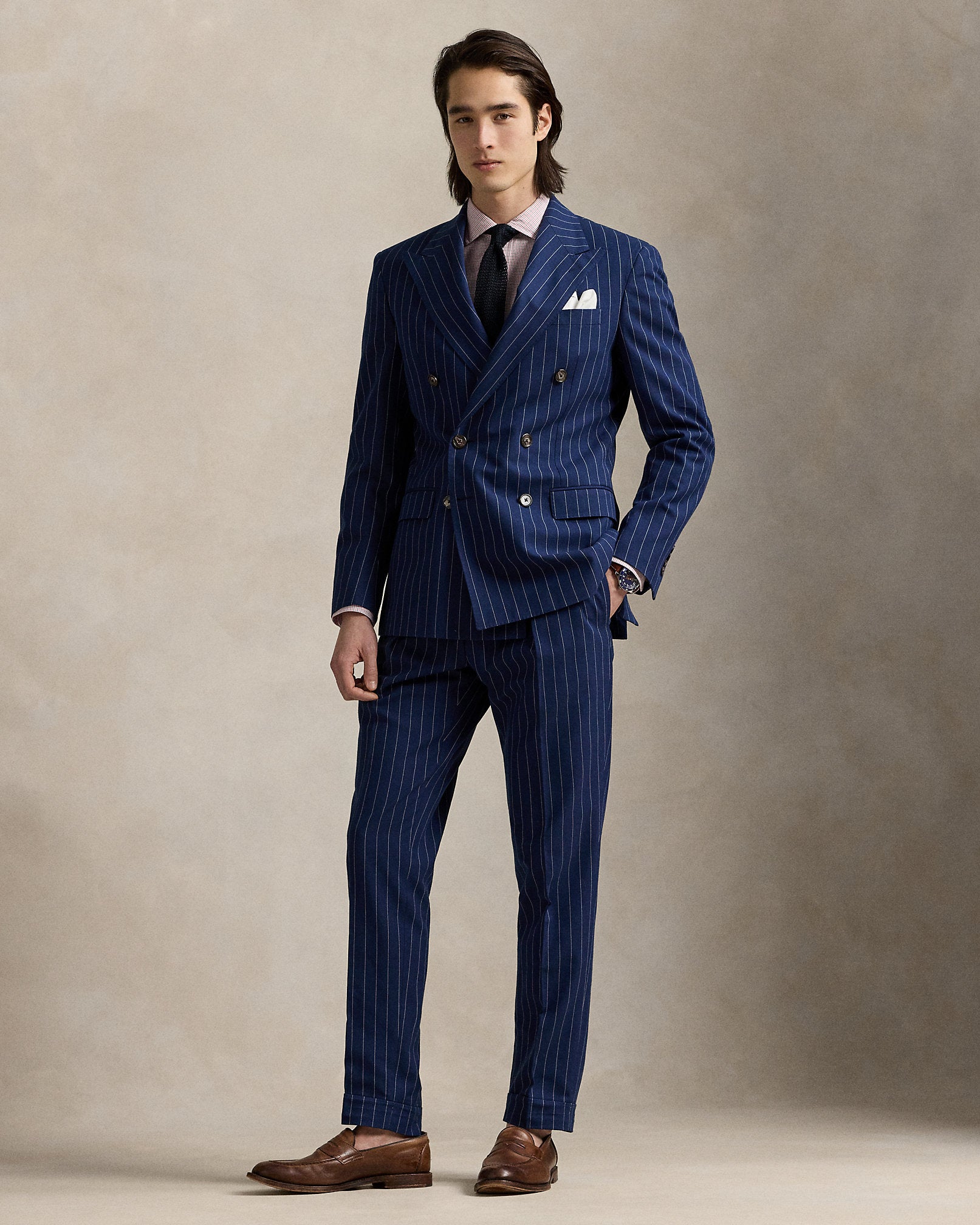 Ralph Lauren Classic Fit Glen Plaid Poplin Shirt