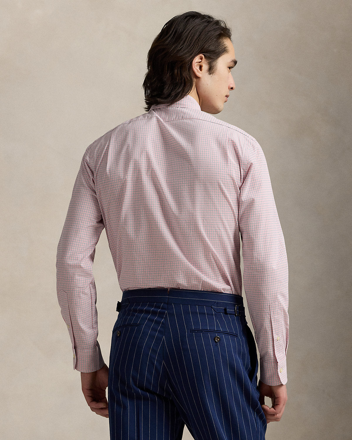 Ralph Lauren Classic Fit Glen Plaid Poplin Shirt