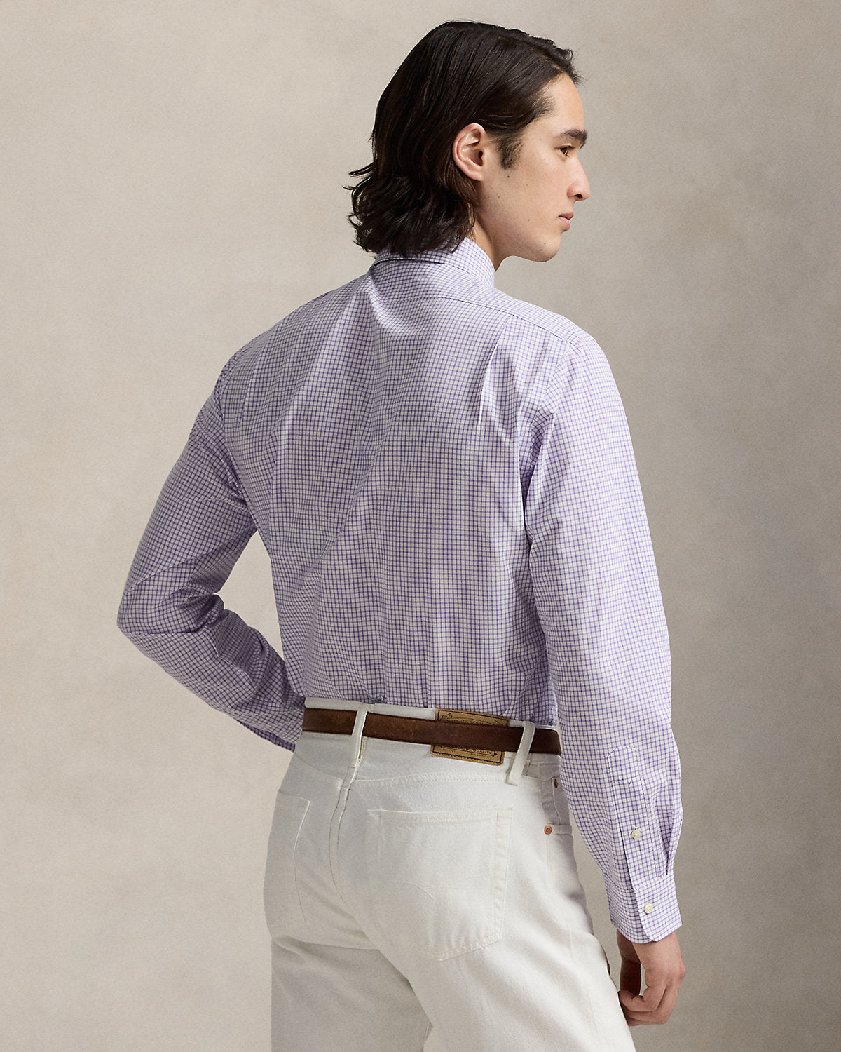 Ralph Lauren Classic Fit Glen Plaid Poplin Shirt