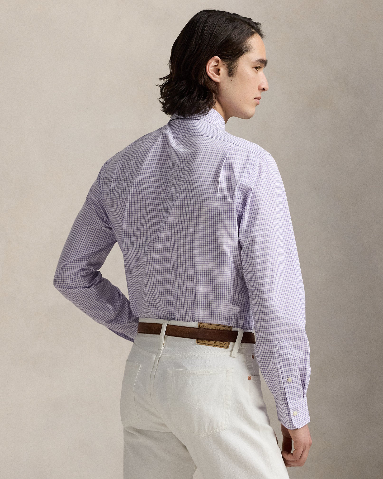 Ralph Lauren Classic Fit Glen Plaid Poplin Shirt